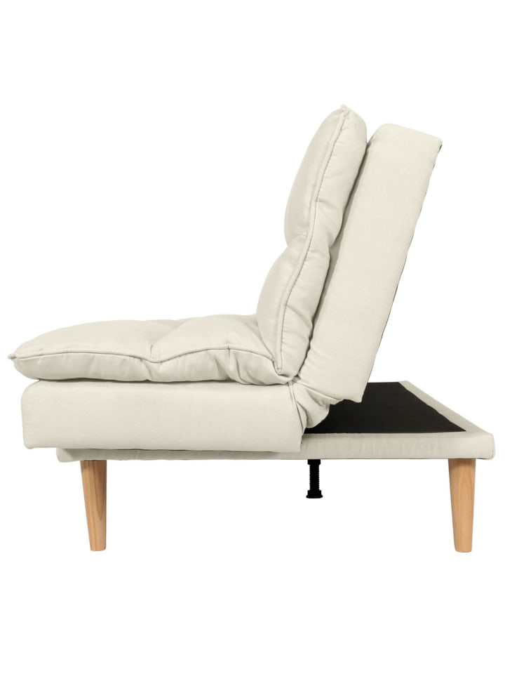 MCW Schlafsofa M79 Schlaffunktion Liegefläche 180x110cm, Stoff/Textil creme günstig kaufen onesize