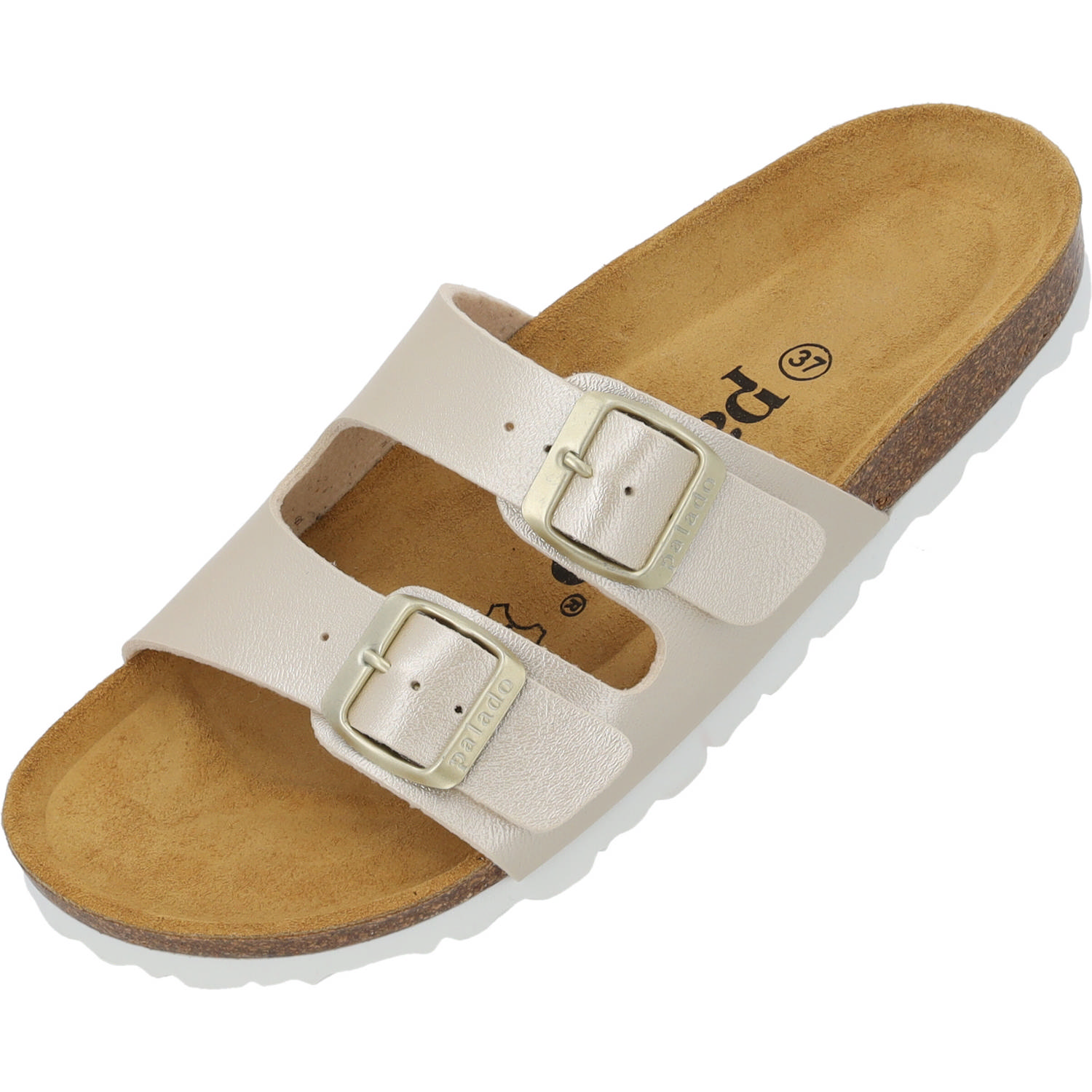 Palado Milos Metallic, Pantoletten, Damen, Gold