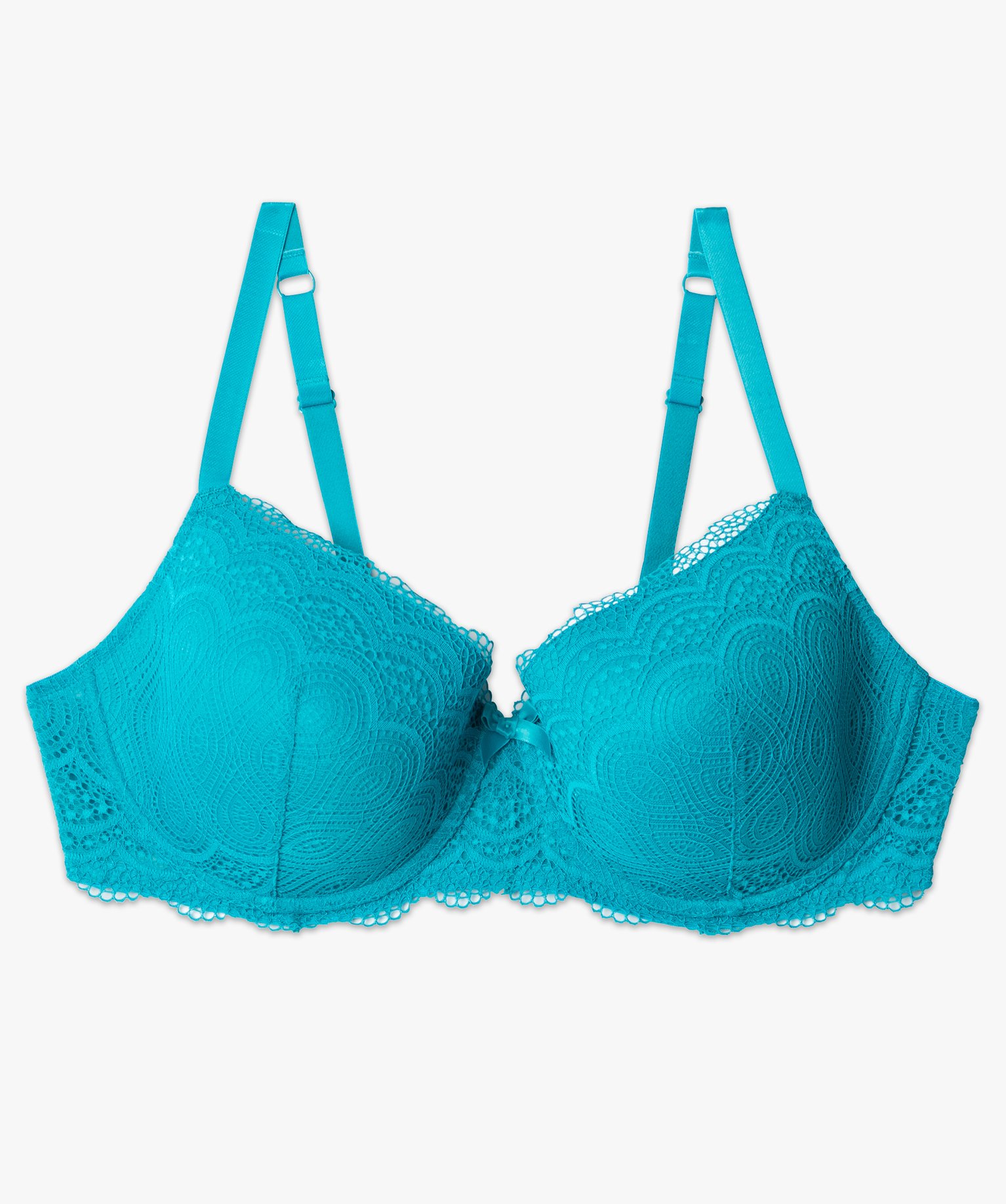 Soutien-gorge grande taille à armatures et coques fines bleu | GEMO