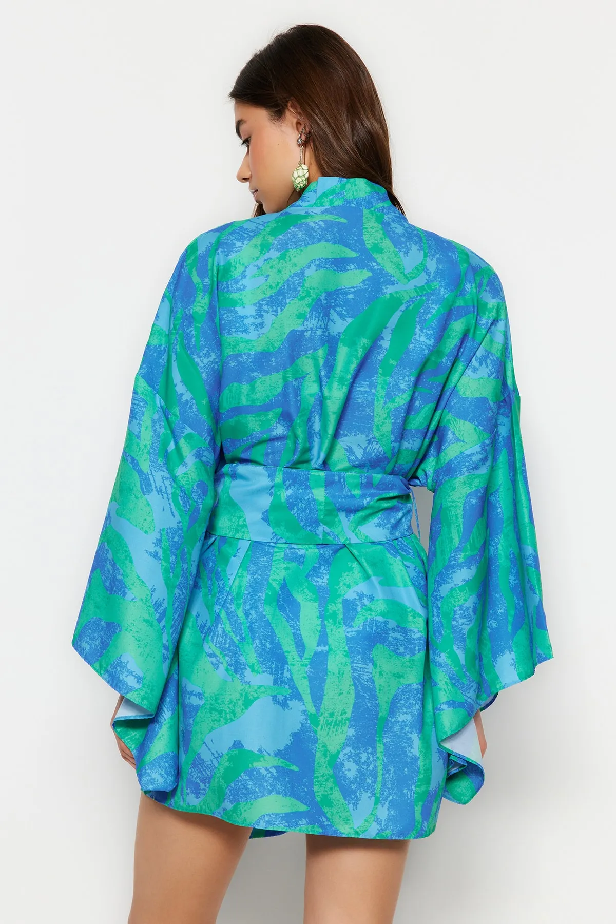 Trendyol Collection  Kimono & Kaftan - Blau - Regular Fit