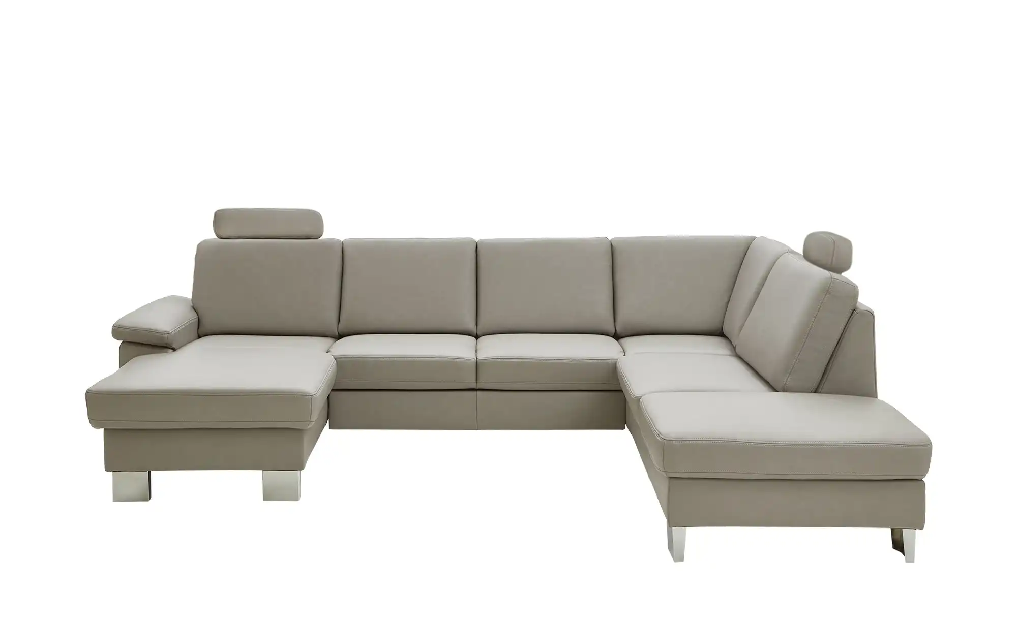 Kollektion Kraft Wohnlandschaft mit Sitz- und Rückenbezug aus Echtleder Samu-L