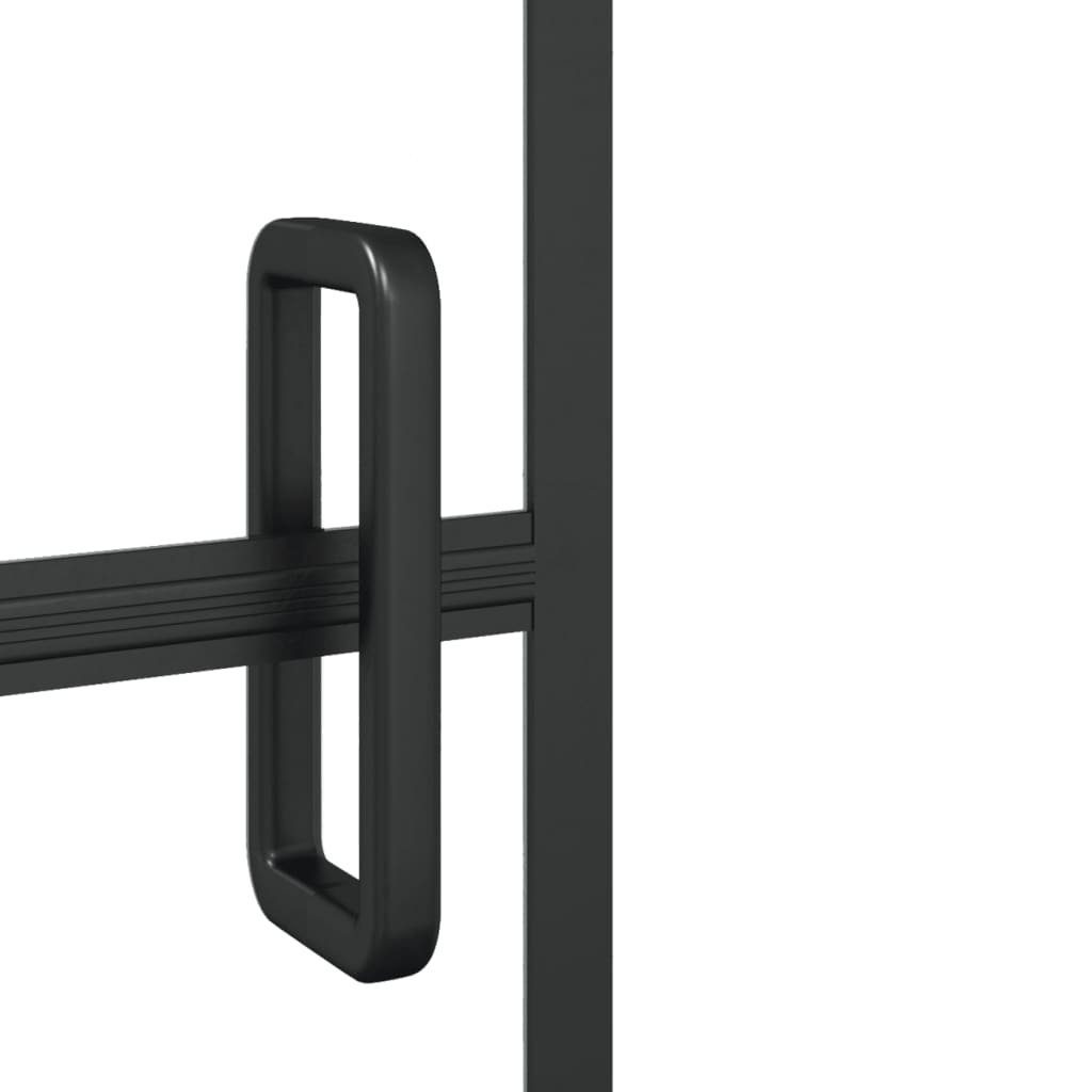 DOTMALL Badewannenaufsatz Glaswand Duschwand auf Badewanne Mit einem ABS-Griff, (Set), ESG
