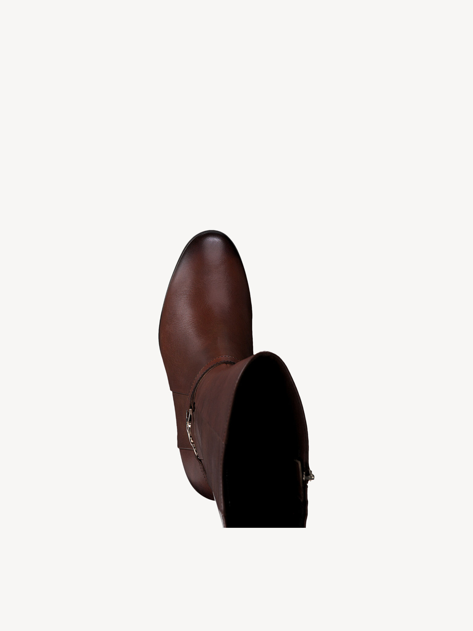 Bottine en cuir - marron
