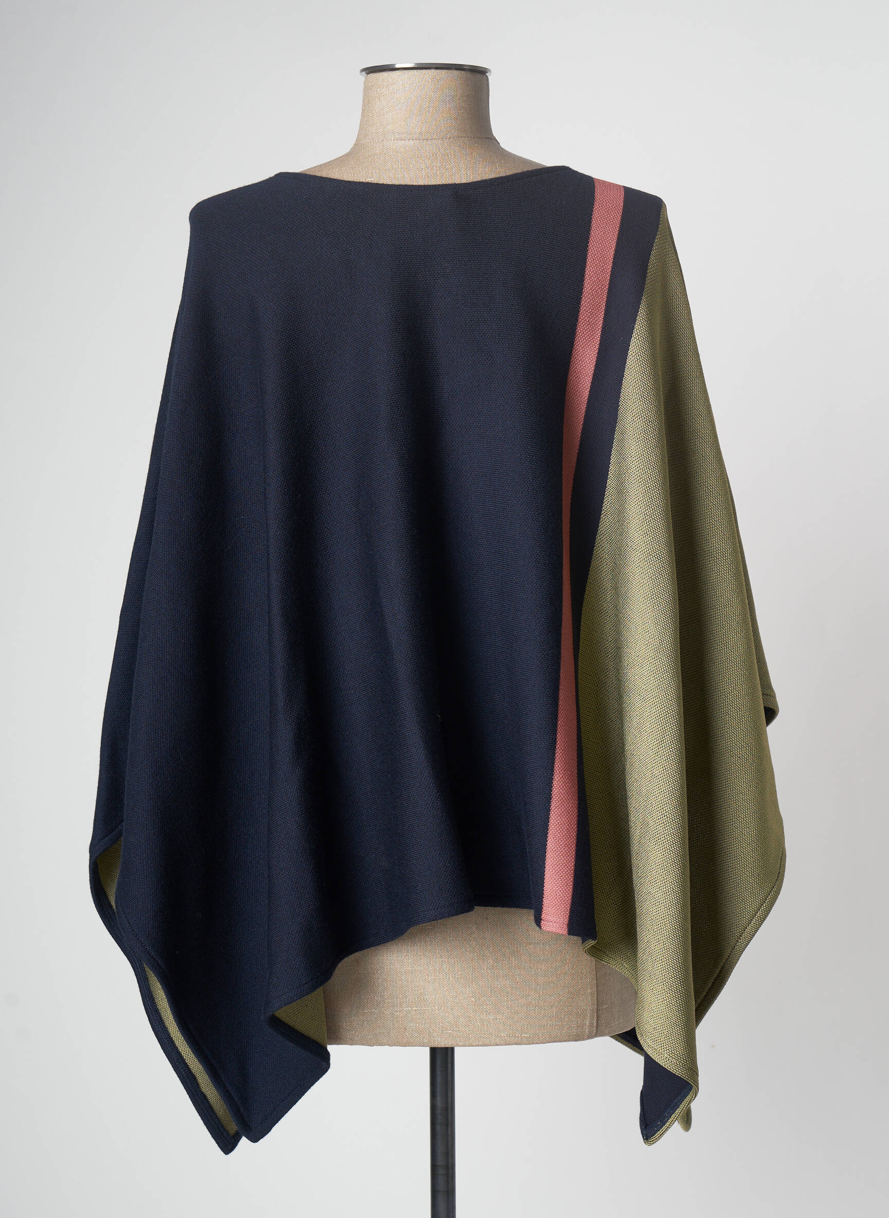 Devernois Ponchos Femme couleur bleu