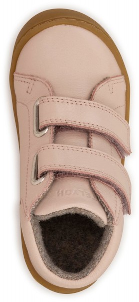 Telyoh bare ~ MidCut Leder Klett + Wollfleece ~ Rose