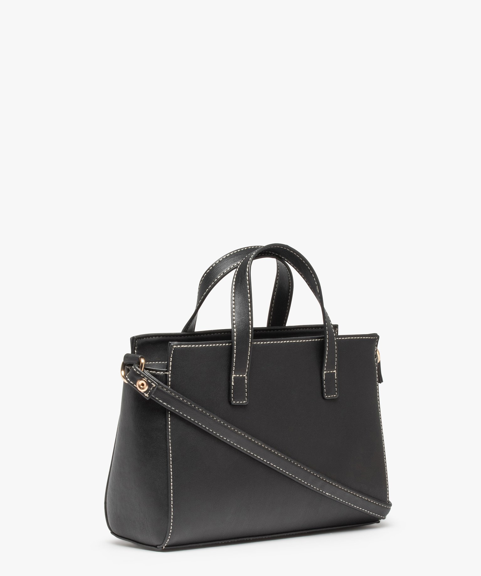 Sac à main femme avec bandoulière amovible noir | GEMO
