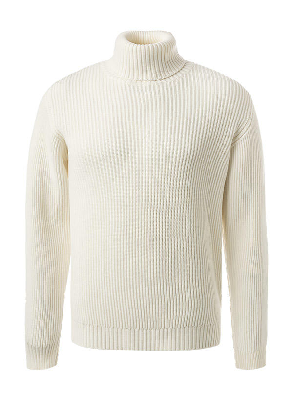 CROSSLEY, Rollkragenpullover, Wolle, creme