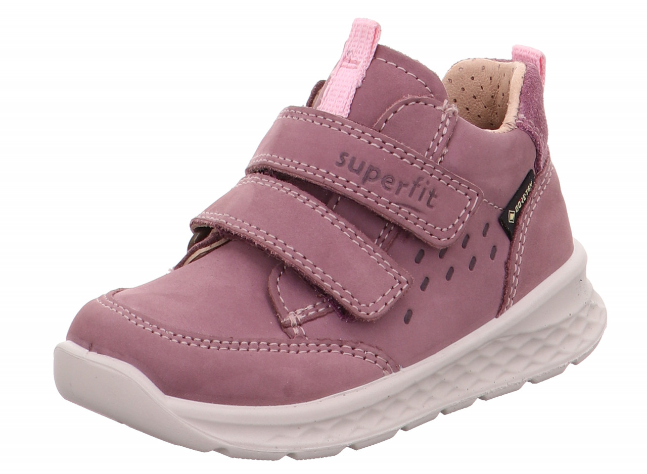 BREEZE - Lila/Rosa Sneaker low mit Klettverschluss