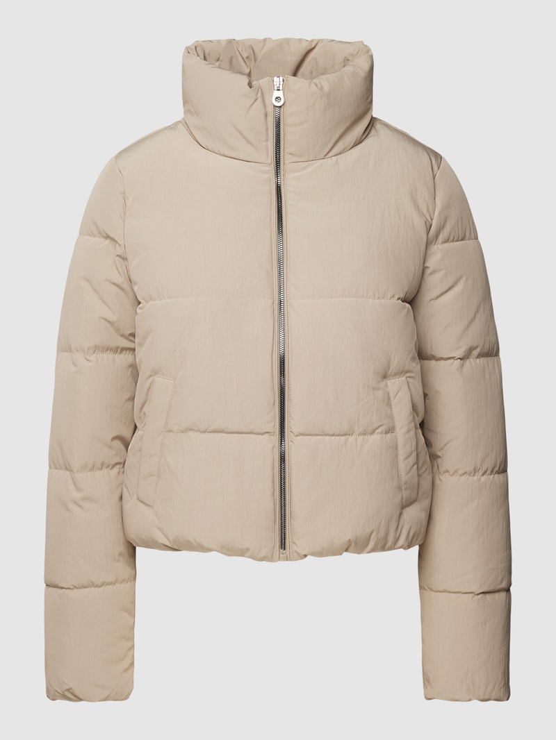 Steppjacke mit Stehkragen Modell 'ONLDOLLY' in sand