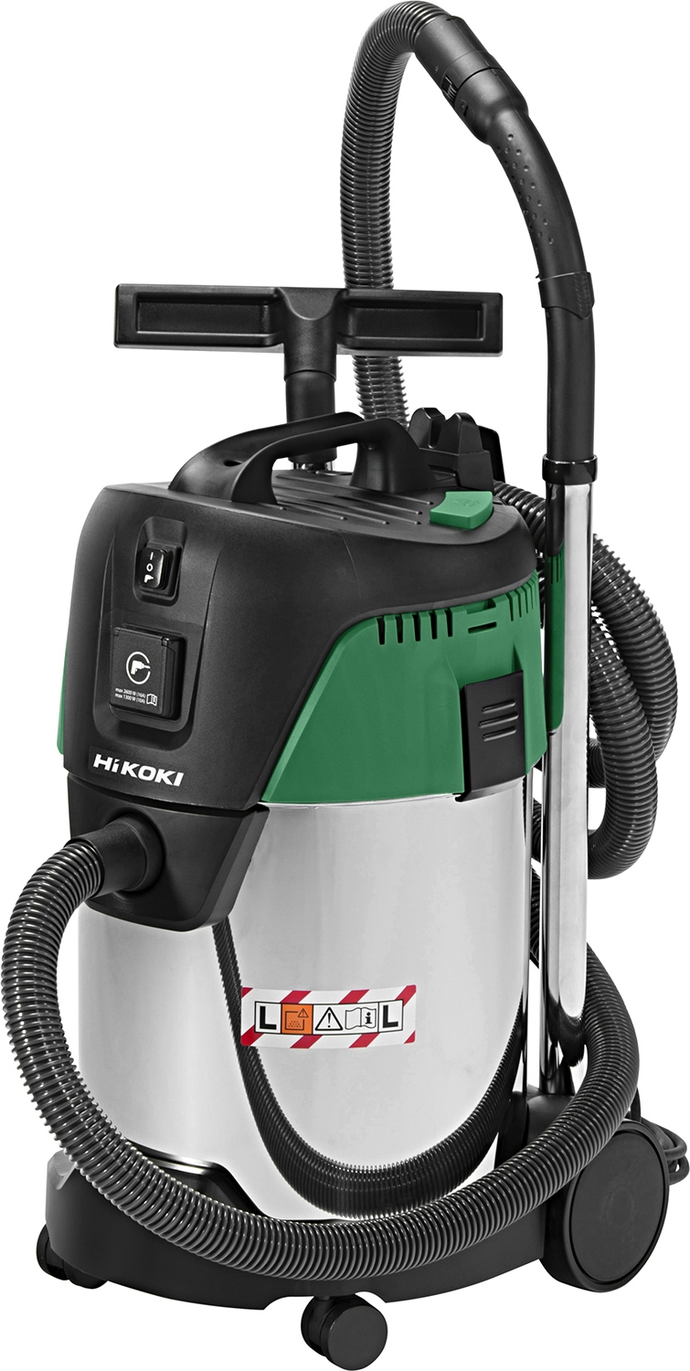 Aspiradora en seco y húmedo HiKOKI RP300YDLWAZ, 3,6 m³/min, 1000 W, Clase L.