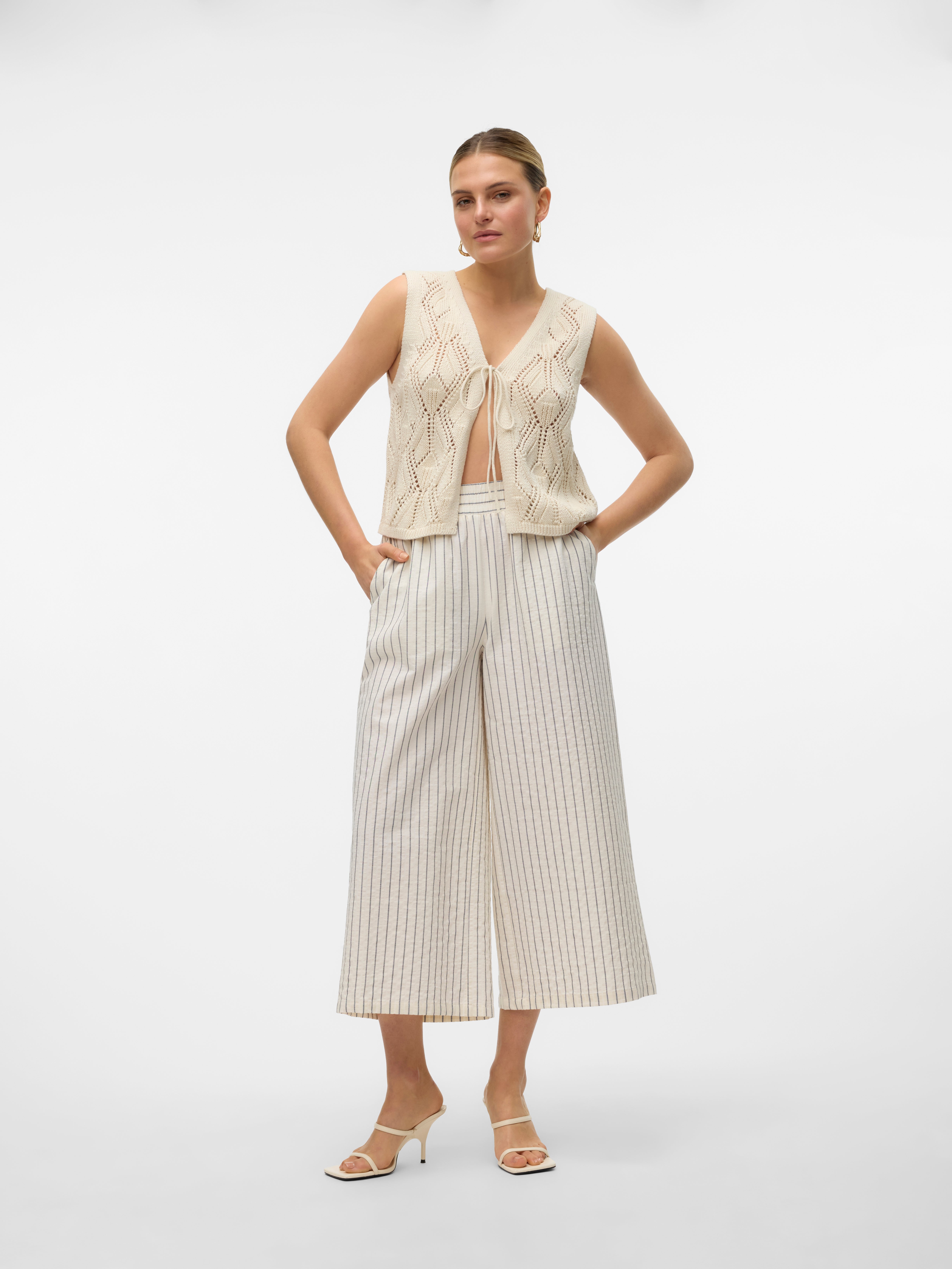 VMJAYLEN Hohe Taille Culottehose
