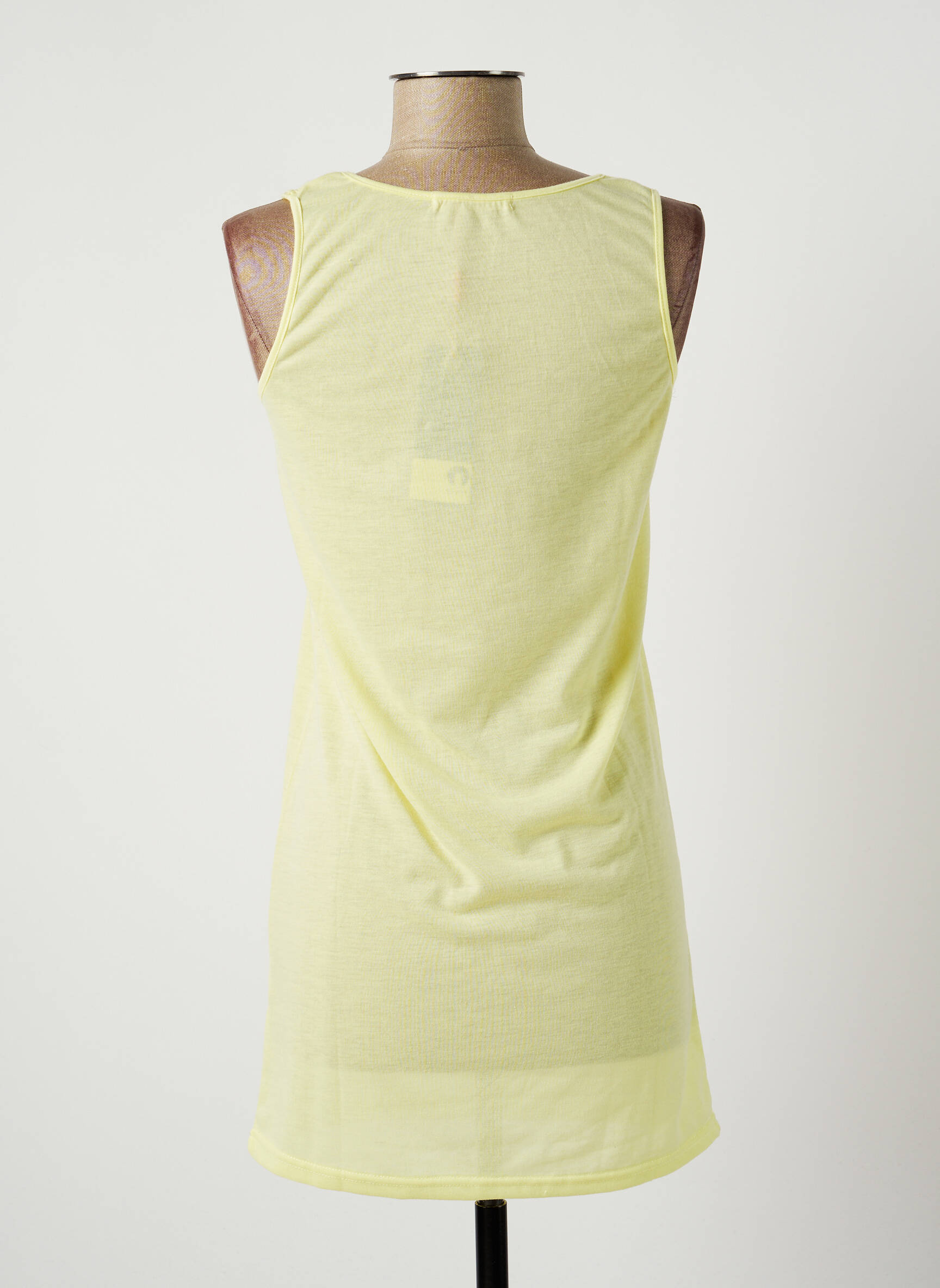 Ichi Tuniquesansmanche Femme couleur jaune