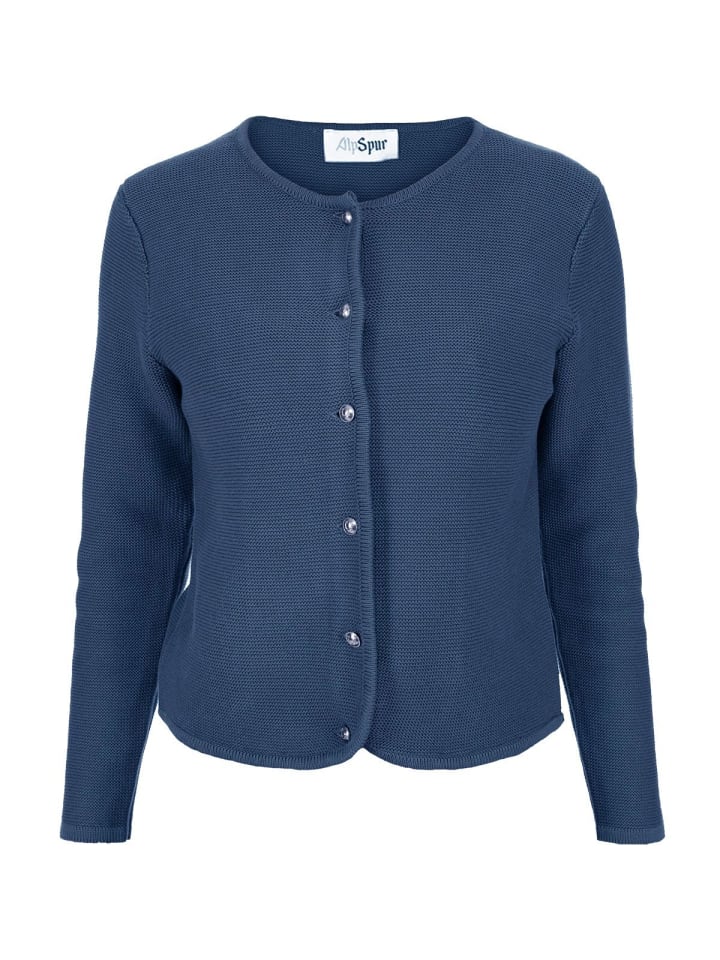 AlpSpur Strickjacke LINA in blau günstig kaufen 40