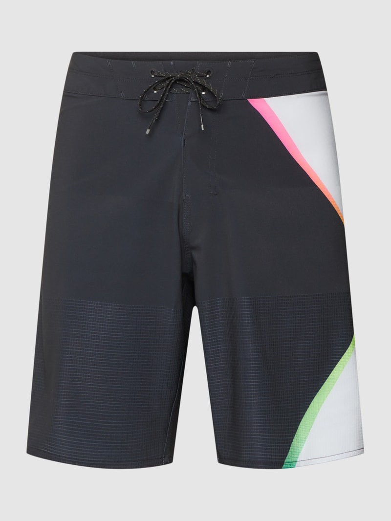 Badehose mit Schnürverschluss Modell 'PRISM AIRLITE' in schwarz