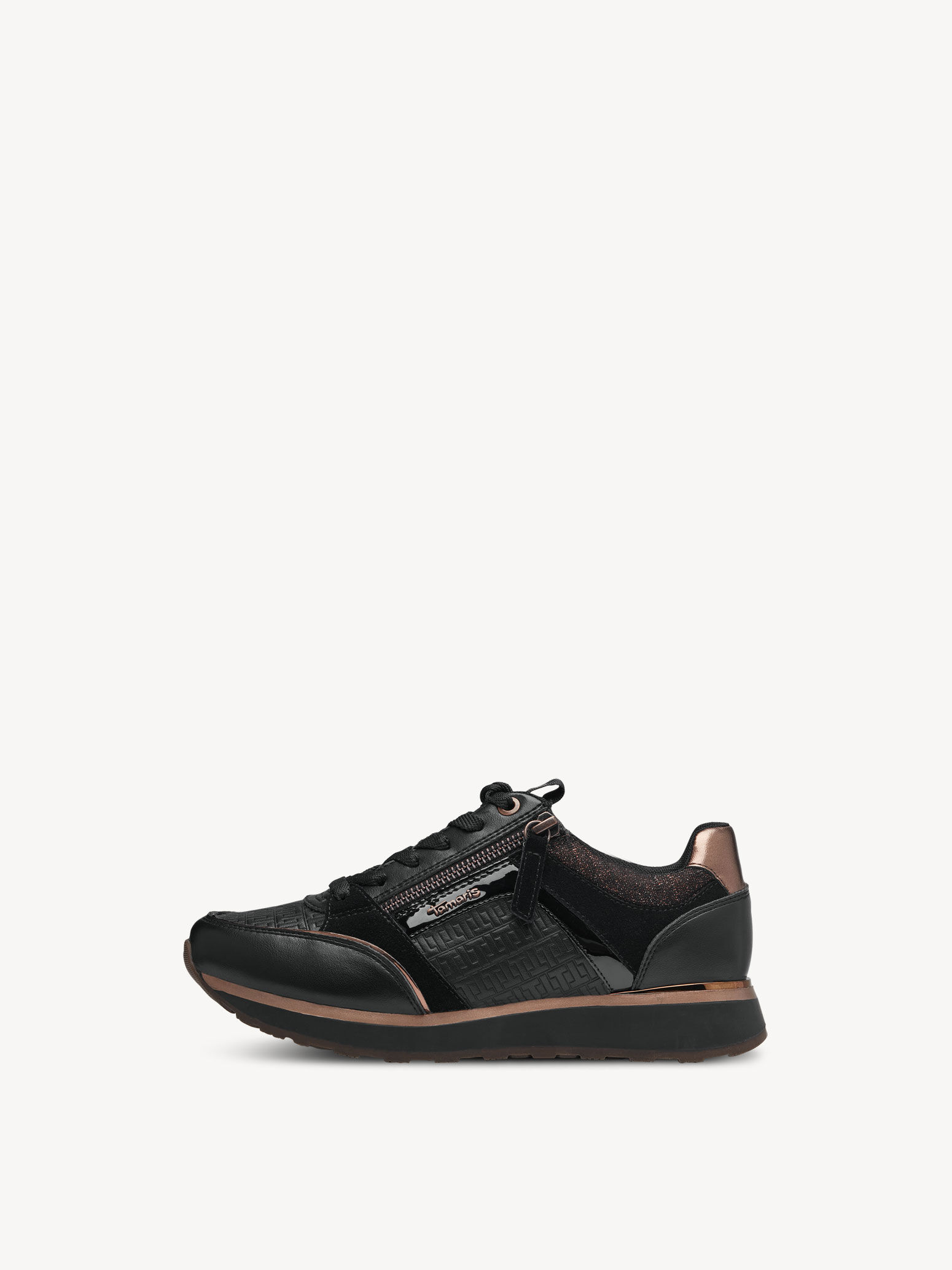 Basket en cuir - noir
