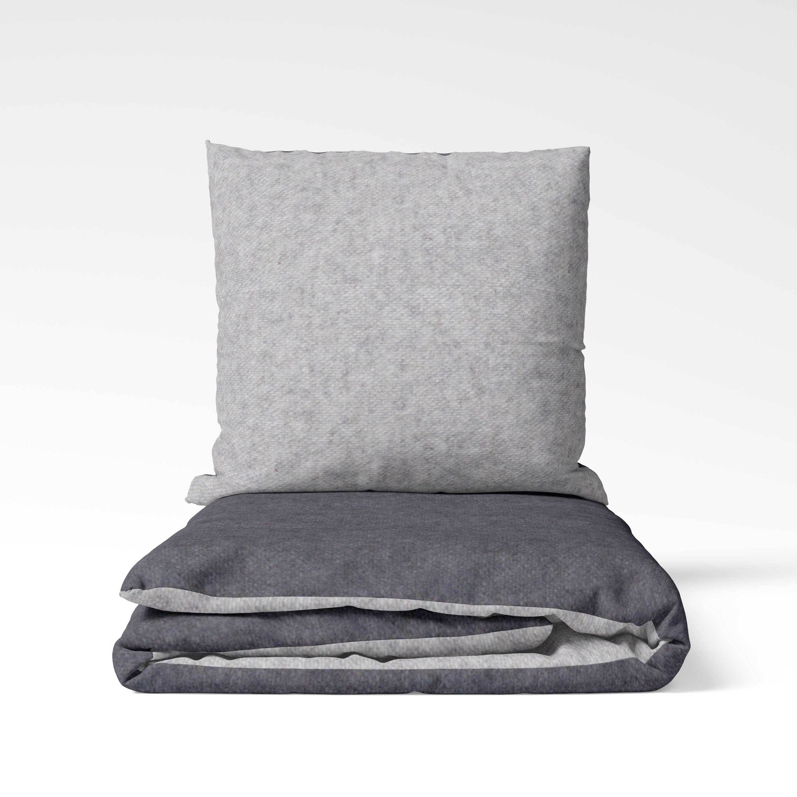 Bettwäsche Comfort Baumwolle, Traumschloss, Flanell, 2 teilig, robuste, langlebige Wendebettwäsche, uni