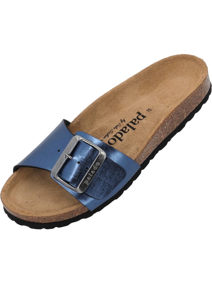 palado Pantoletten in blau struktur günstig kaufen