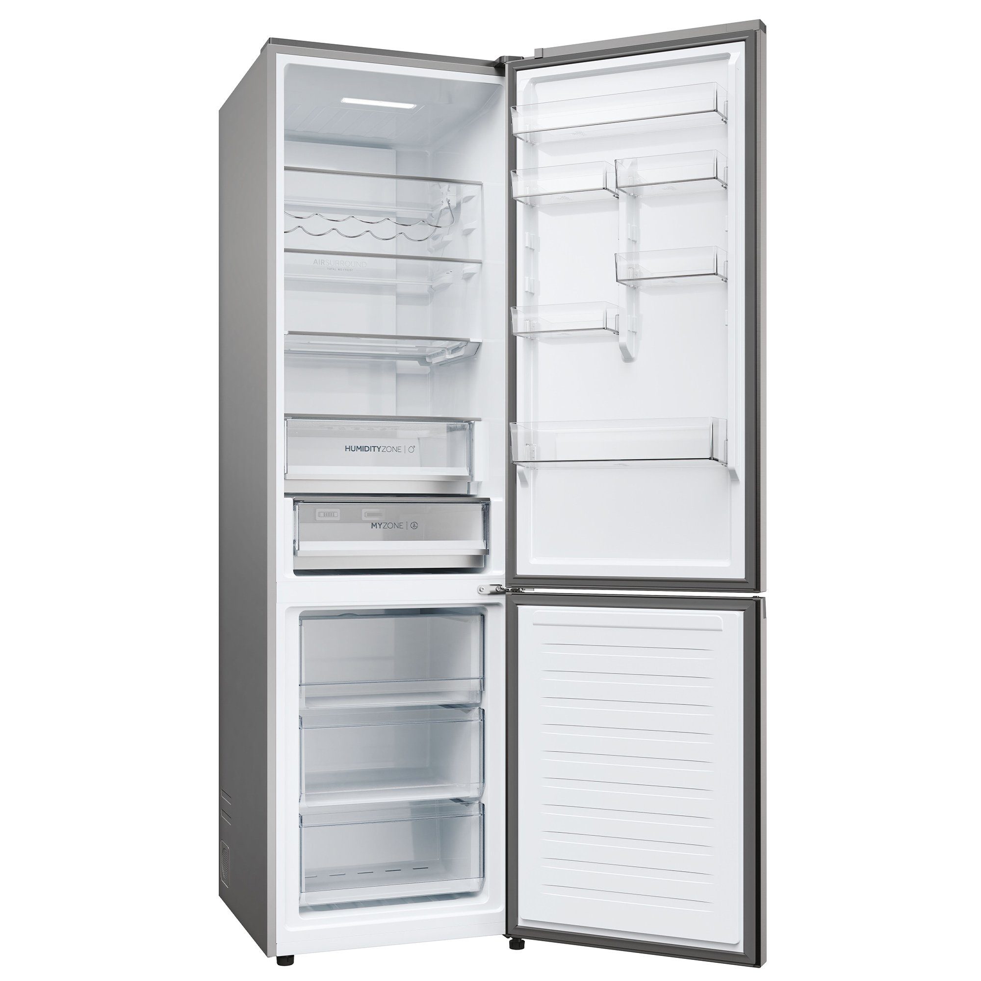 Haier Kühl-/Gefrierkombination HDPW5620ANPD, 205 cm hoch, 59.5 cm breit, Elektronische Temperaturregelung, My Zone Pro, WIFI connected