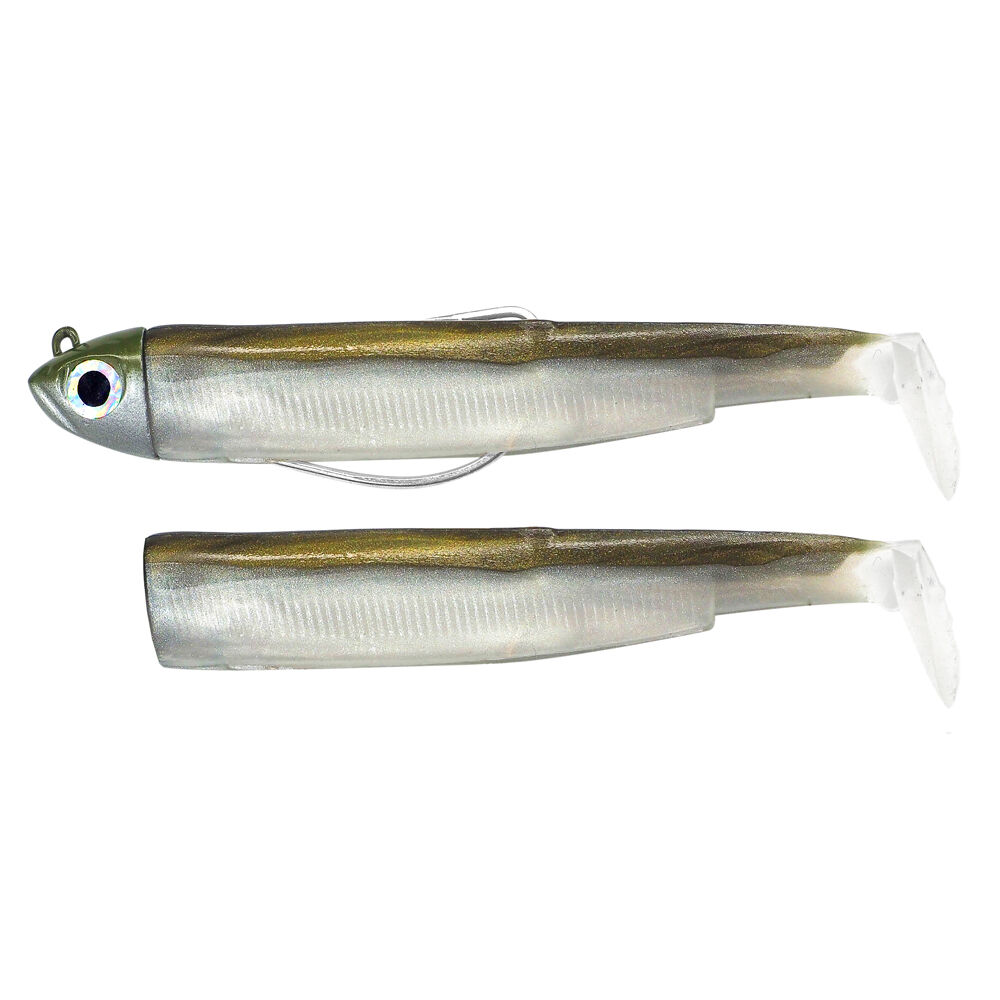 Leurre Souple Shad Fiiish Combo Black Minnow 90 Shore 9cm, 5g