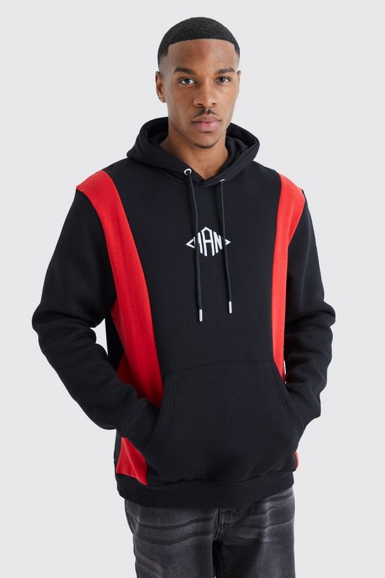 Coloblock Man Hoodie