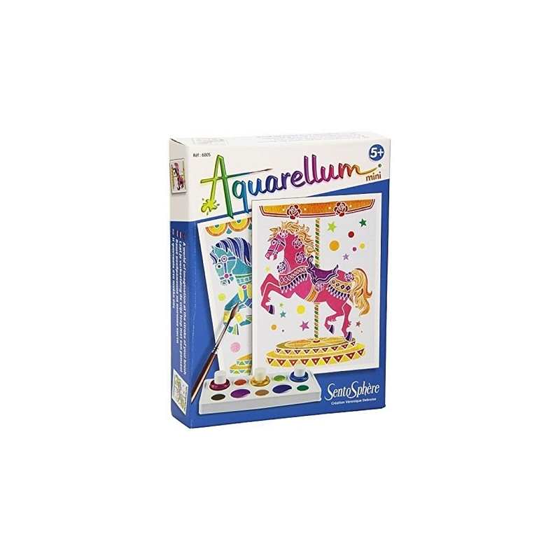 Aquarellum Mini chevaux manège