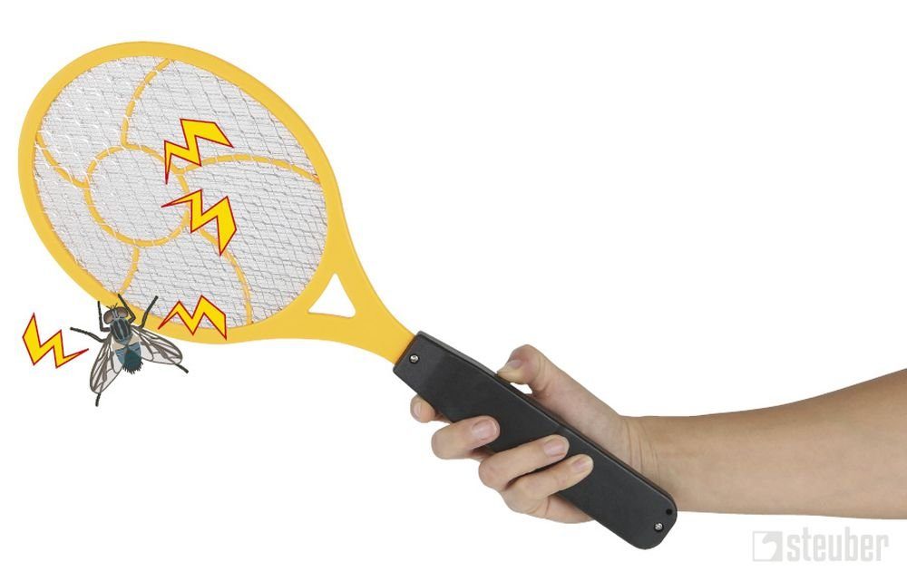 FloraSun Fliegenwedler, 1-tlg., Elektrische Fliegenklatsche, inkl. 2 Batterien