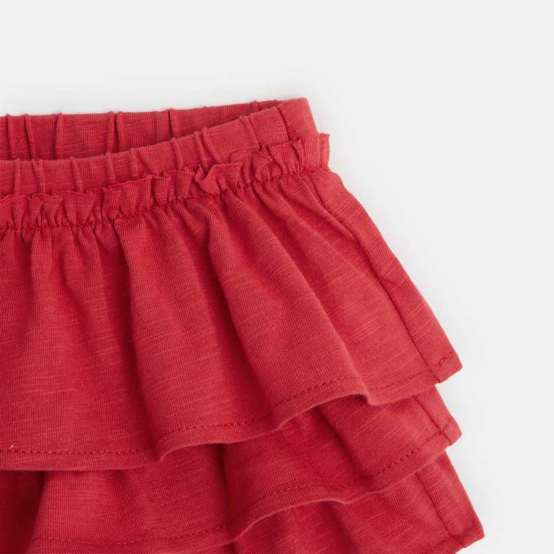 Jupe short bébé fille à volants Absorba