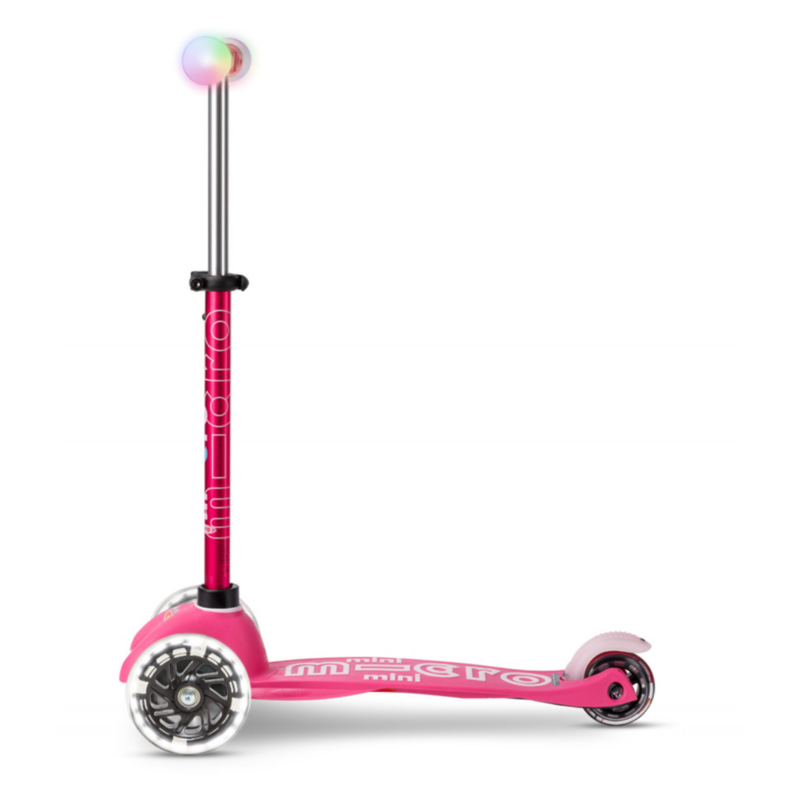Trottinette 3 roues enfant LED – Mini Micro Deluxe Magic Rose