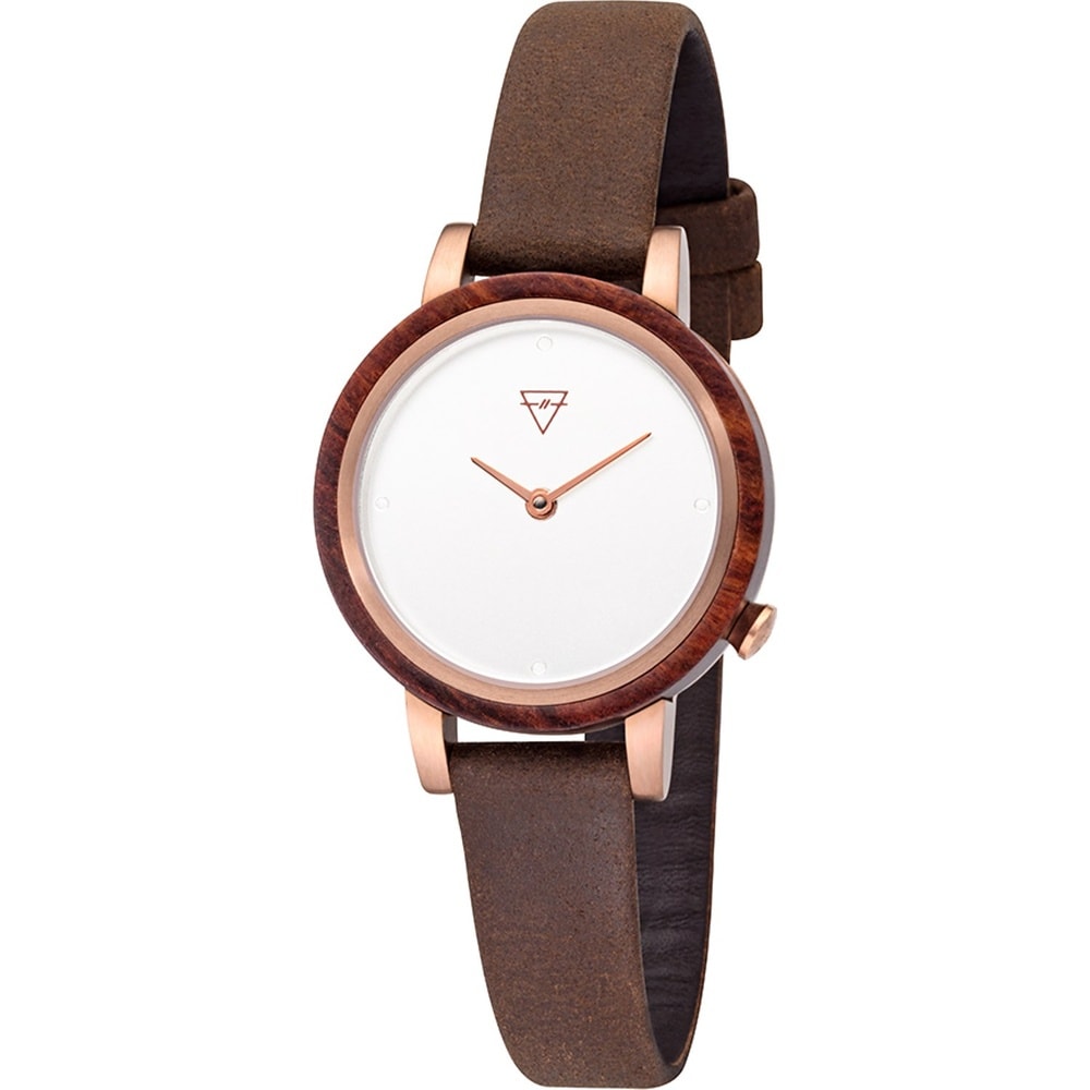 KERBHOLZ Montre pour femme Bois, Acier inoxydable Montre