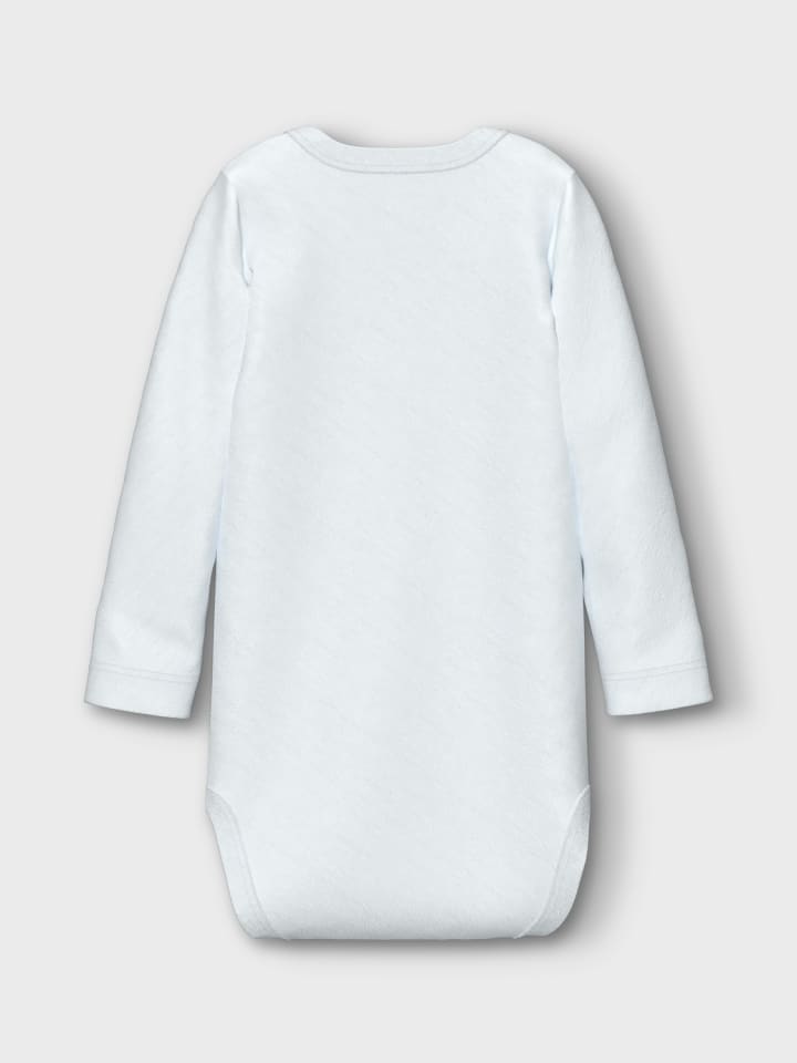 name it Baby Body langarm 3er Pack NBMBODY 3P LS in baby blue günstig kaufen