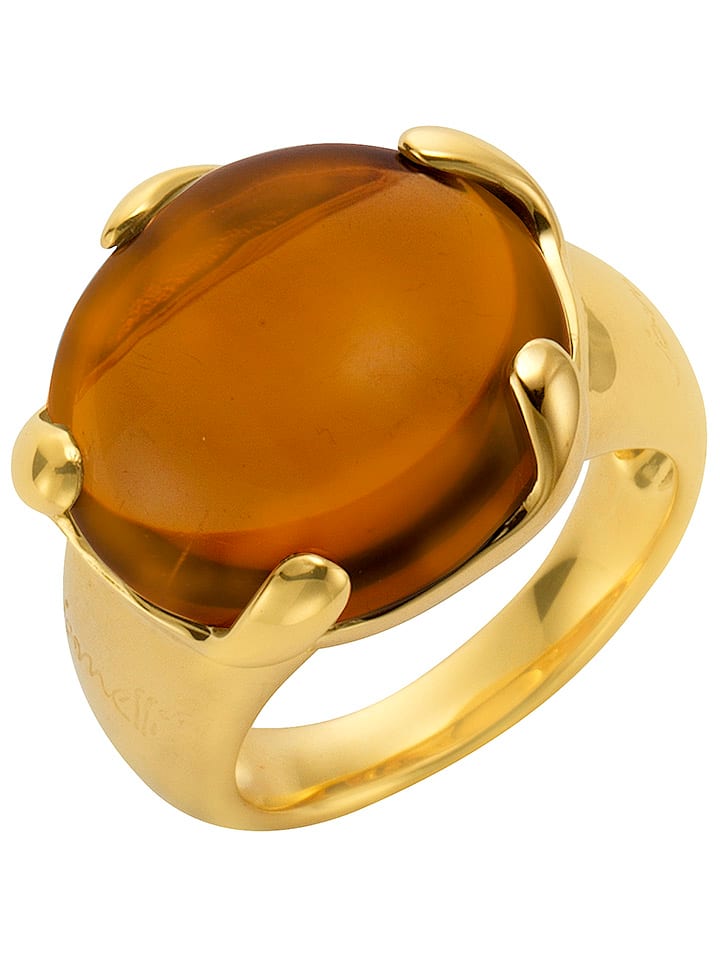 Jamelli Vergold. Ring mit Edelstein günstig kaufen