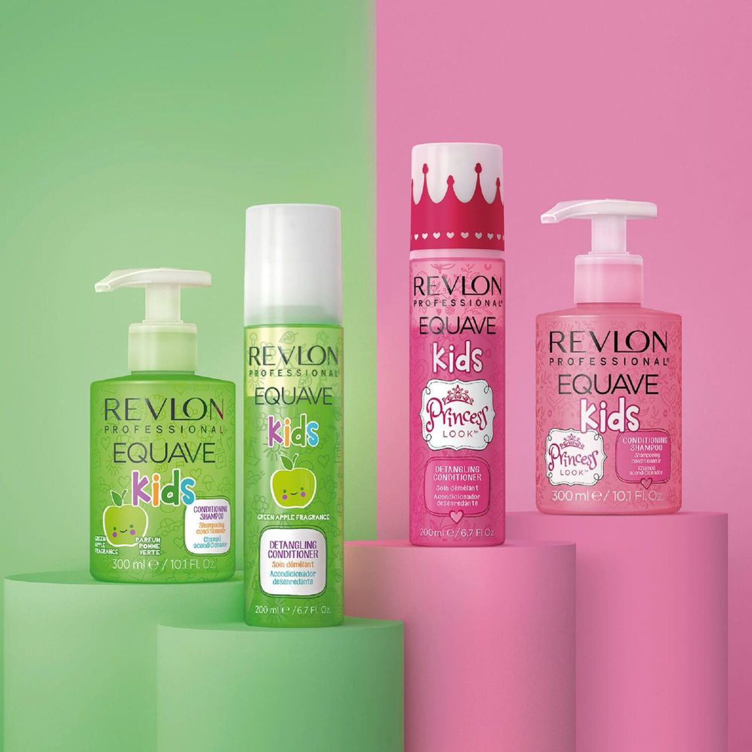 revlon professional Shampooing Doux Démêlant Equave™ KIDS APPLE - Pour Enfants Parfum Pomme - 300ml
