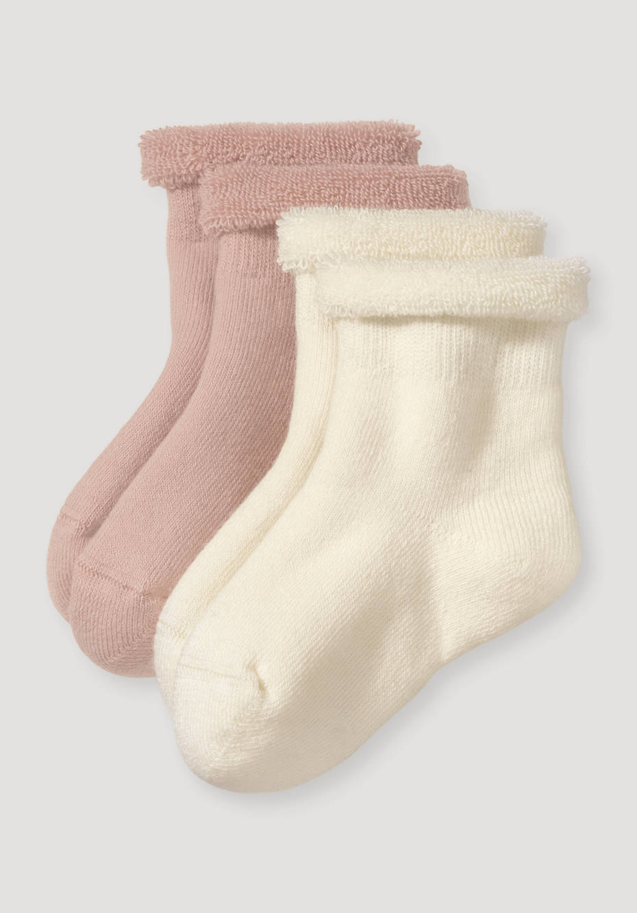 Frottee-Socke im 2er-Pack aus Bio-Baumwolle