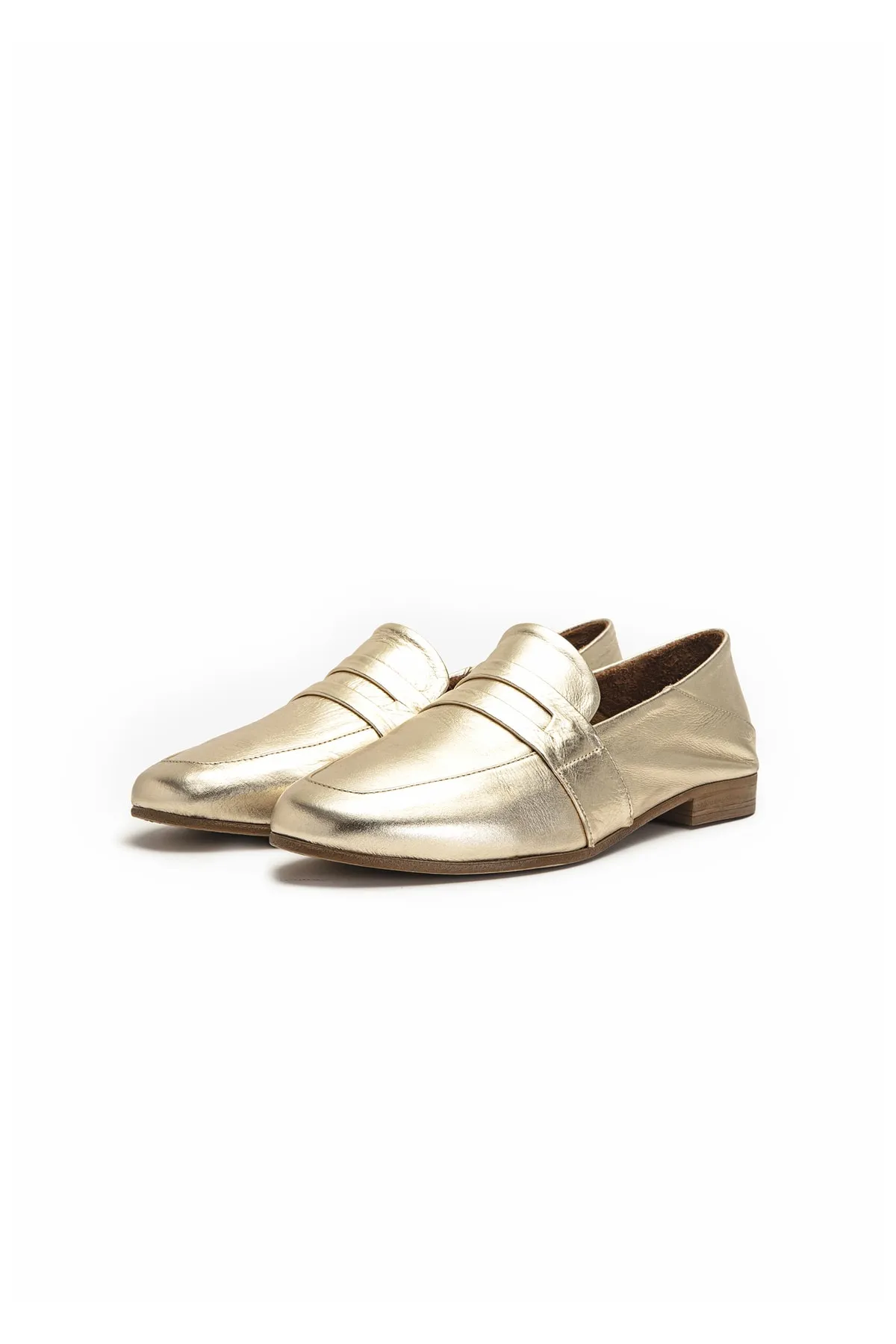 INUOVO  Flacher Schuh - Goldfarben - Blockabsatz