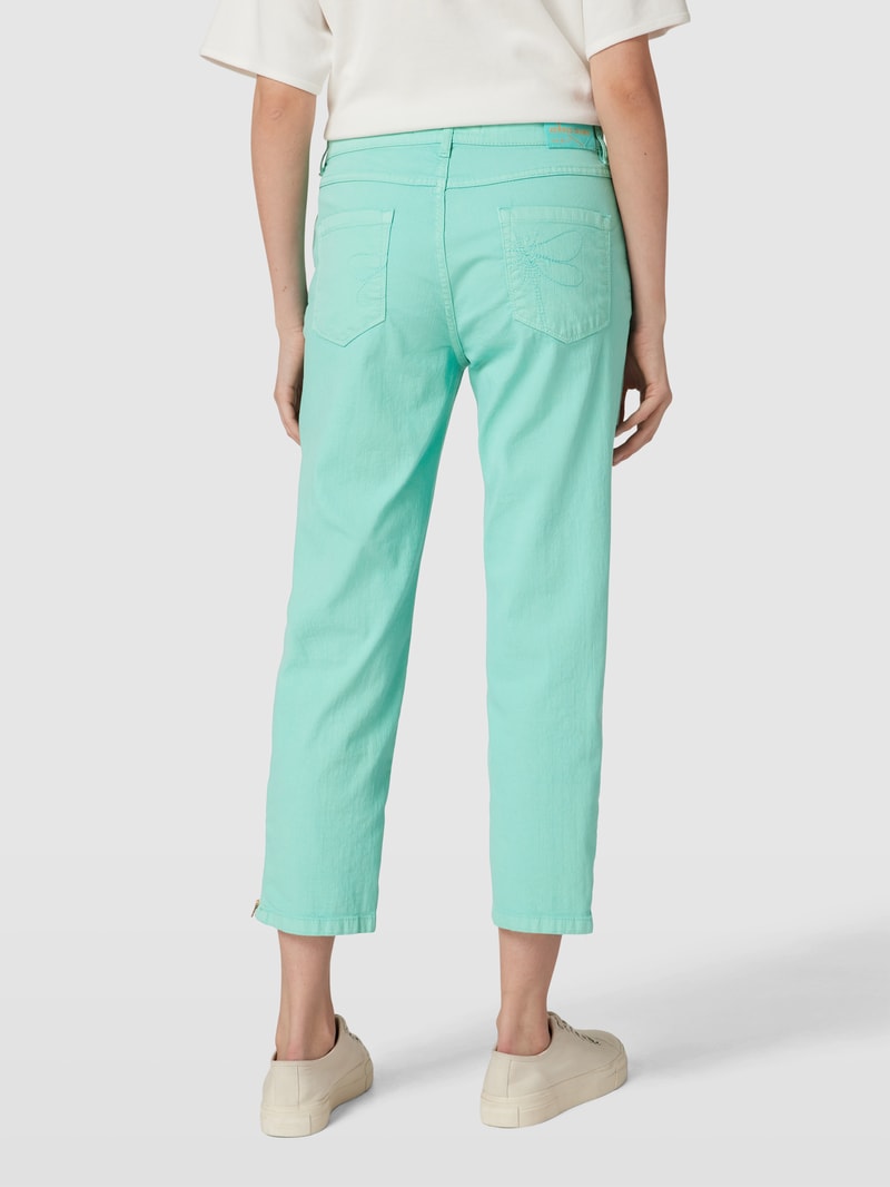Straight Fit Jeans im 5-Pocket-Design Modell 'CORA' in mint