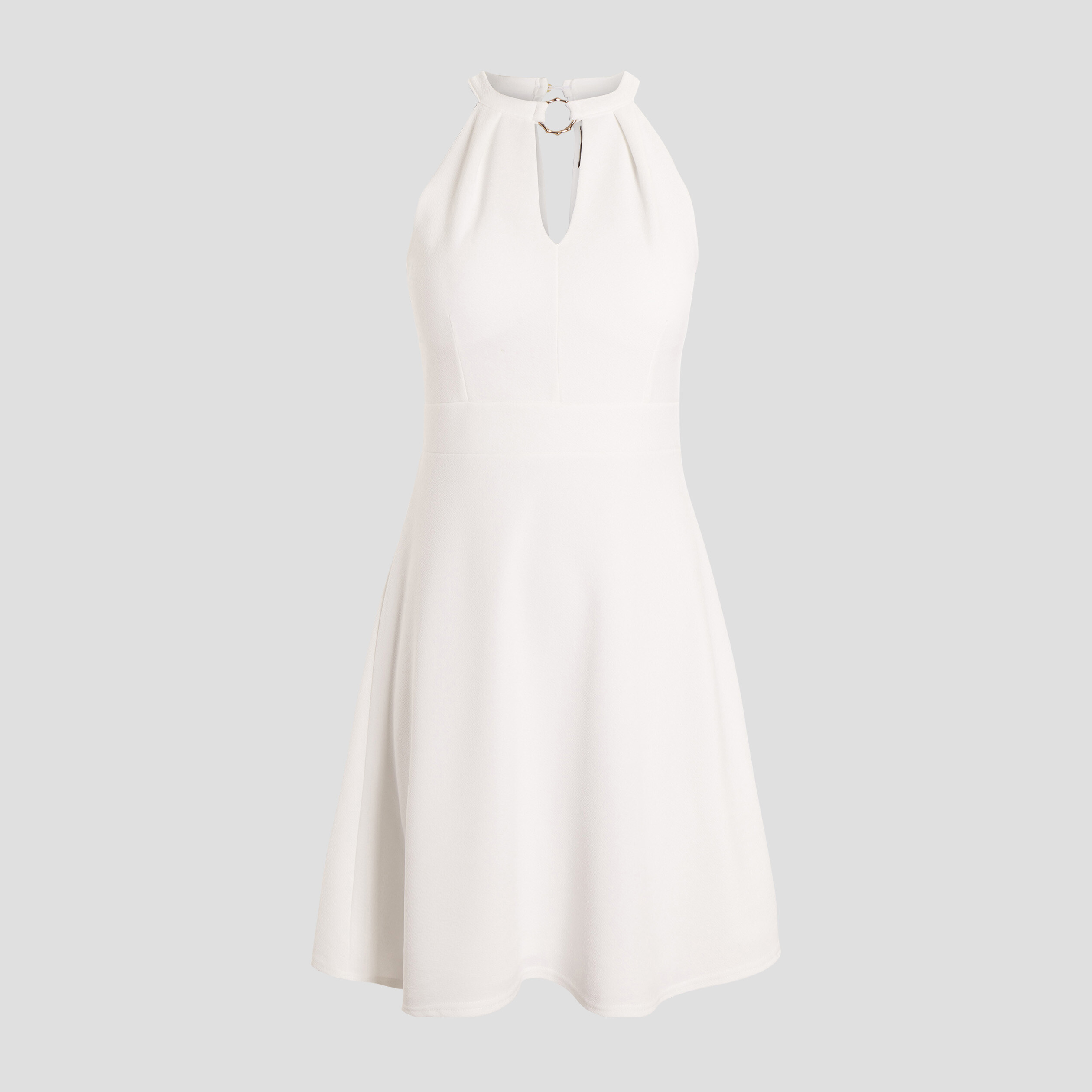 Robe patineuse sans manches ivoire femme | La Halle