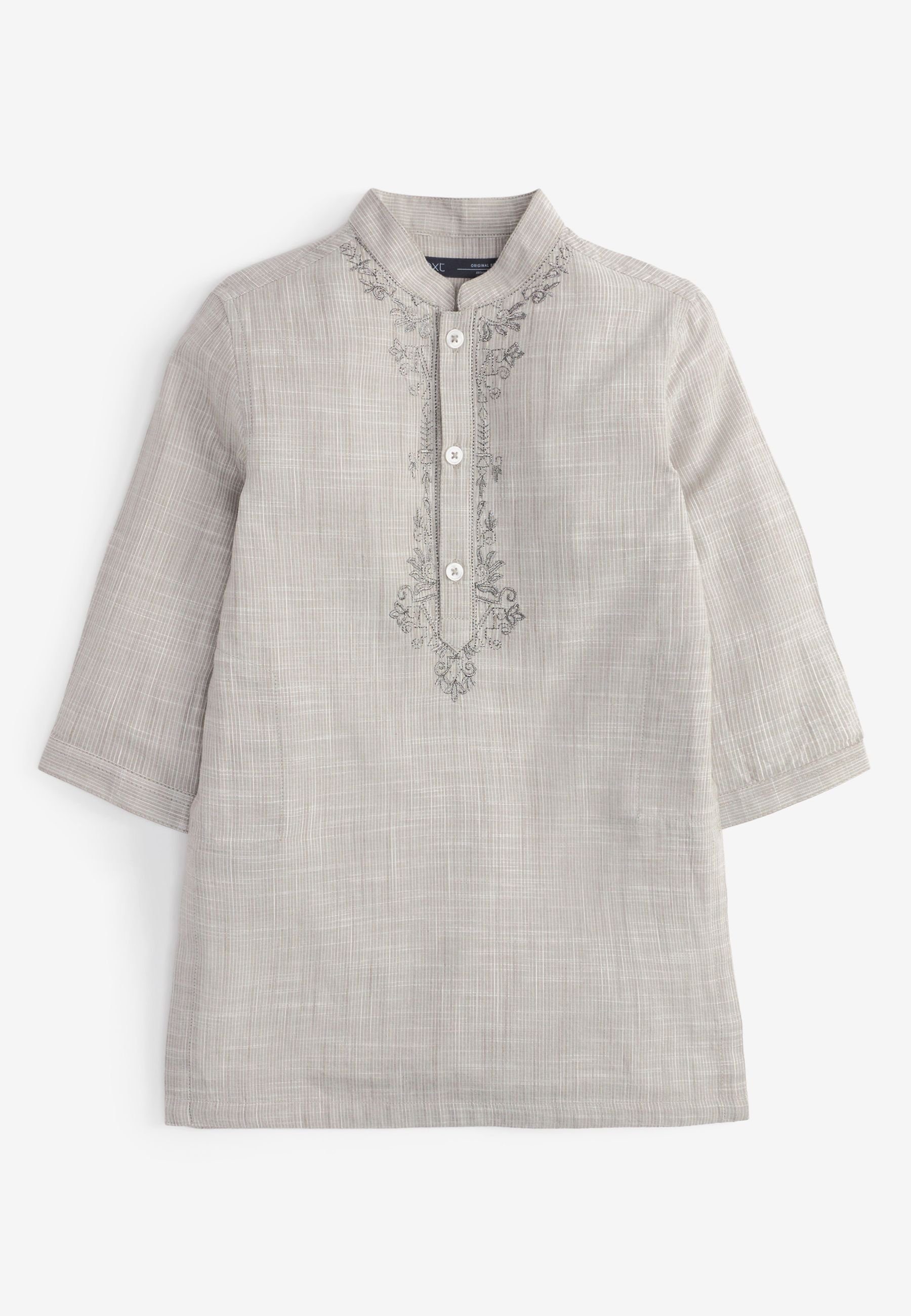 Next Tunikashirt Kurta-Hemd mit Stickereien (1-tlg)