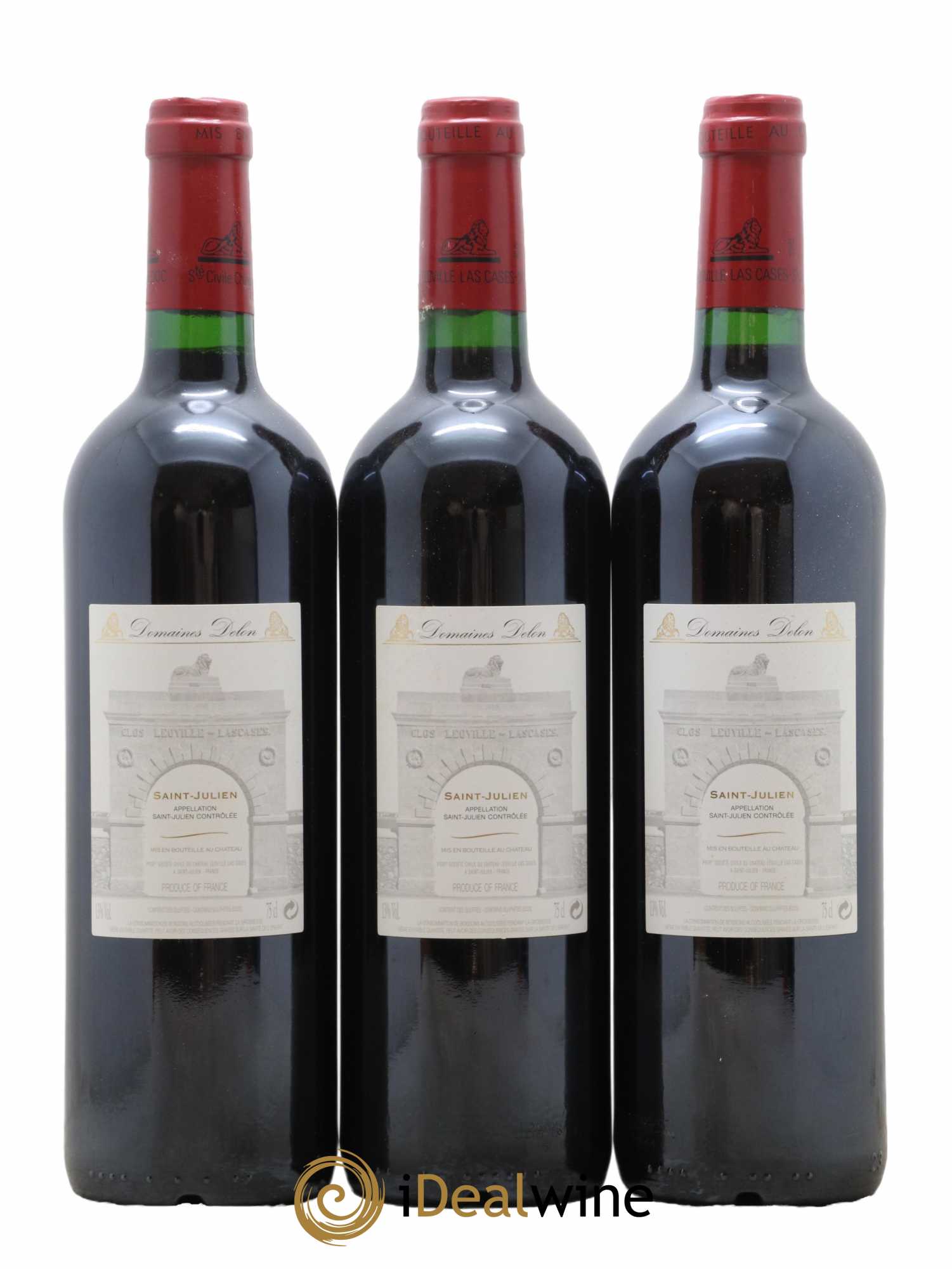 Château Léoville Las Cases 2ème Grand Cru Classé  2005 - Lot de 3 Bouteilles