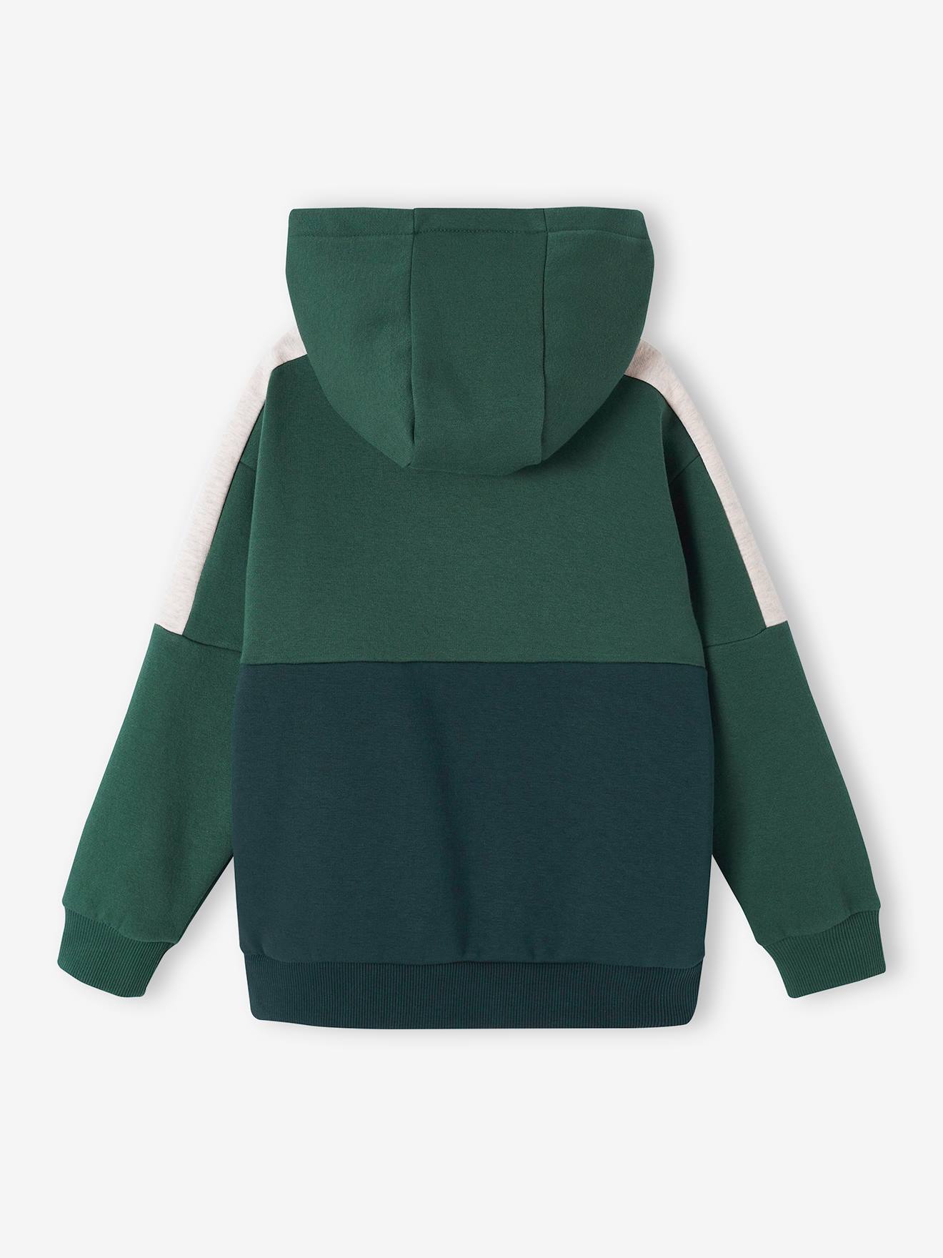 Vertbaudet Jungen Kapuzensweatjacke Oeko-Tex - bordeaux