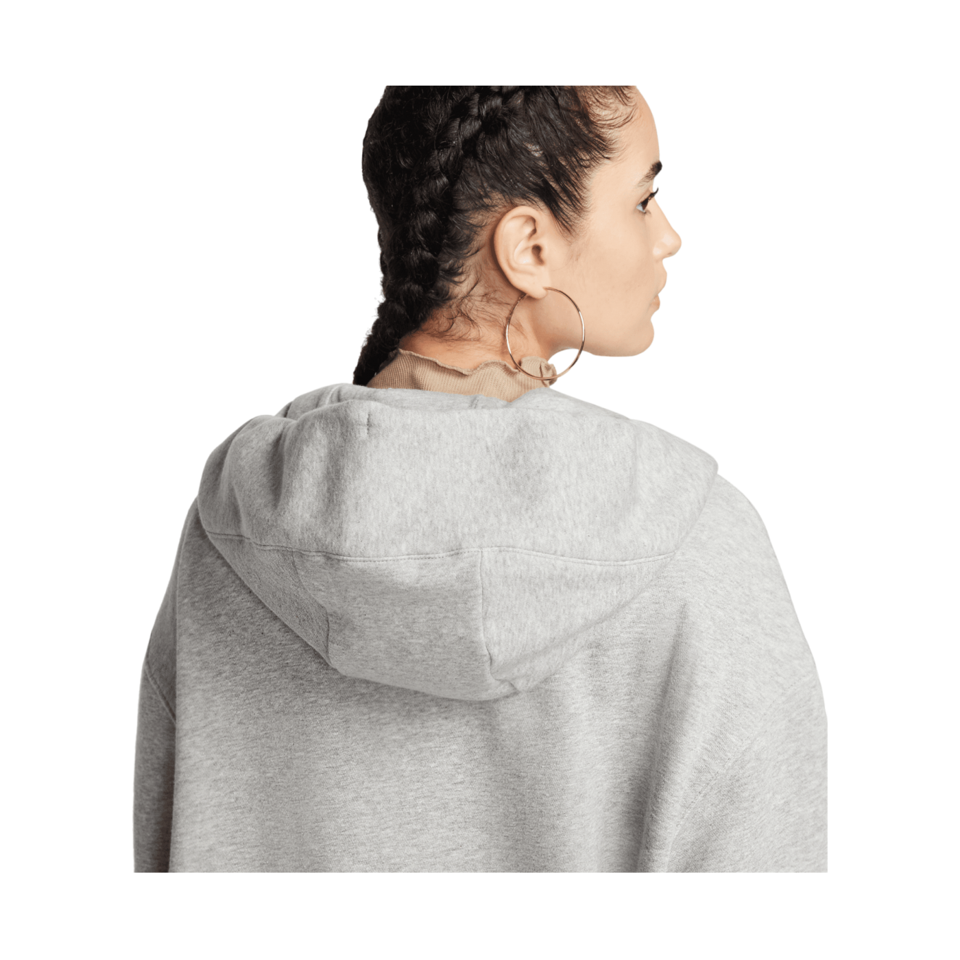 Nike Phoenix Fleece Oversized Jacke Damen Grau F063