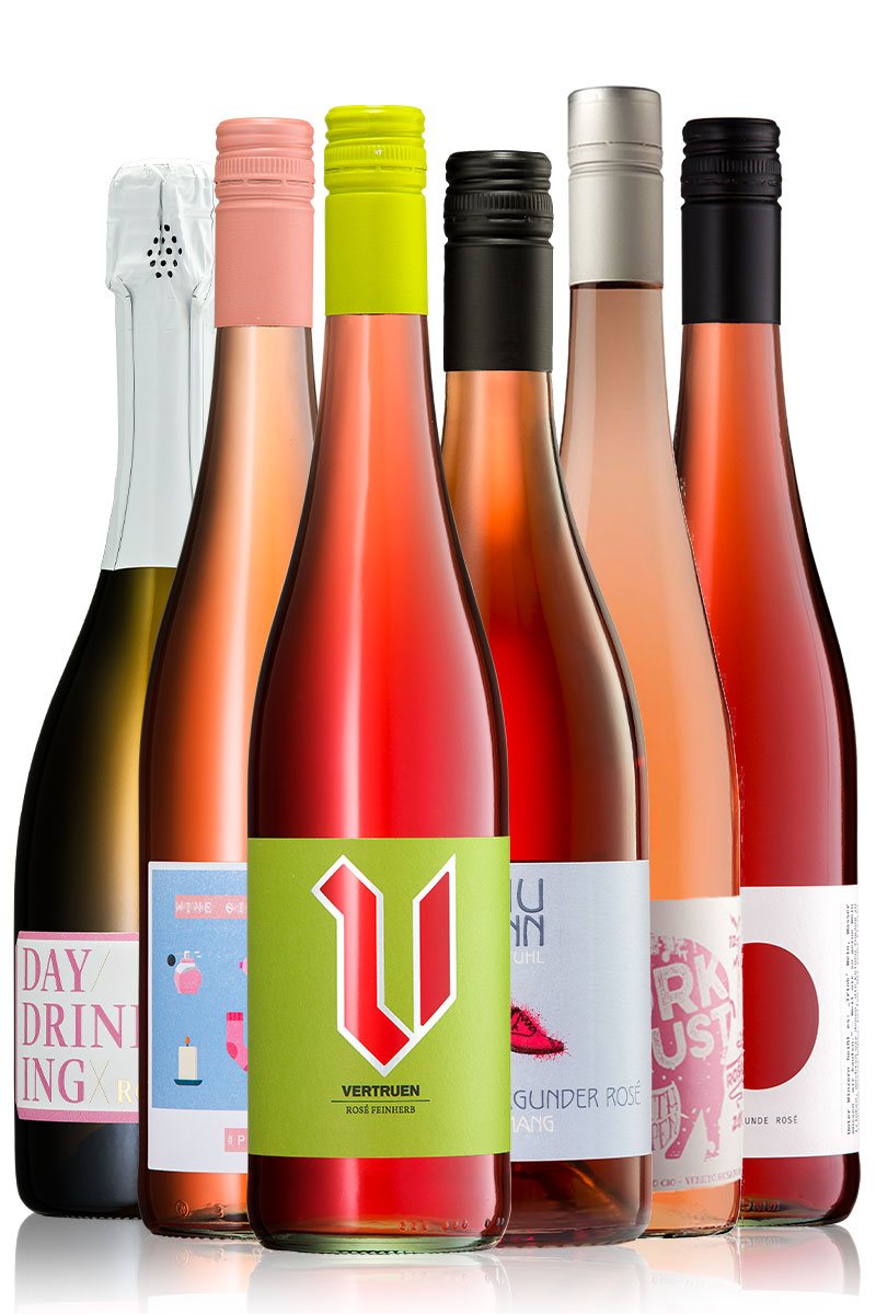Rosa Allerlei Geile Weine Weinpaket