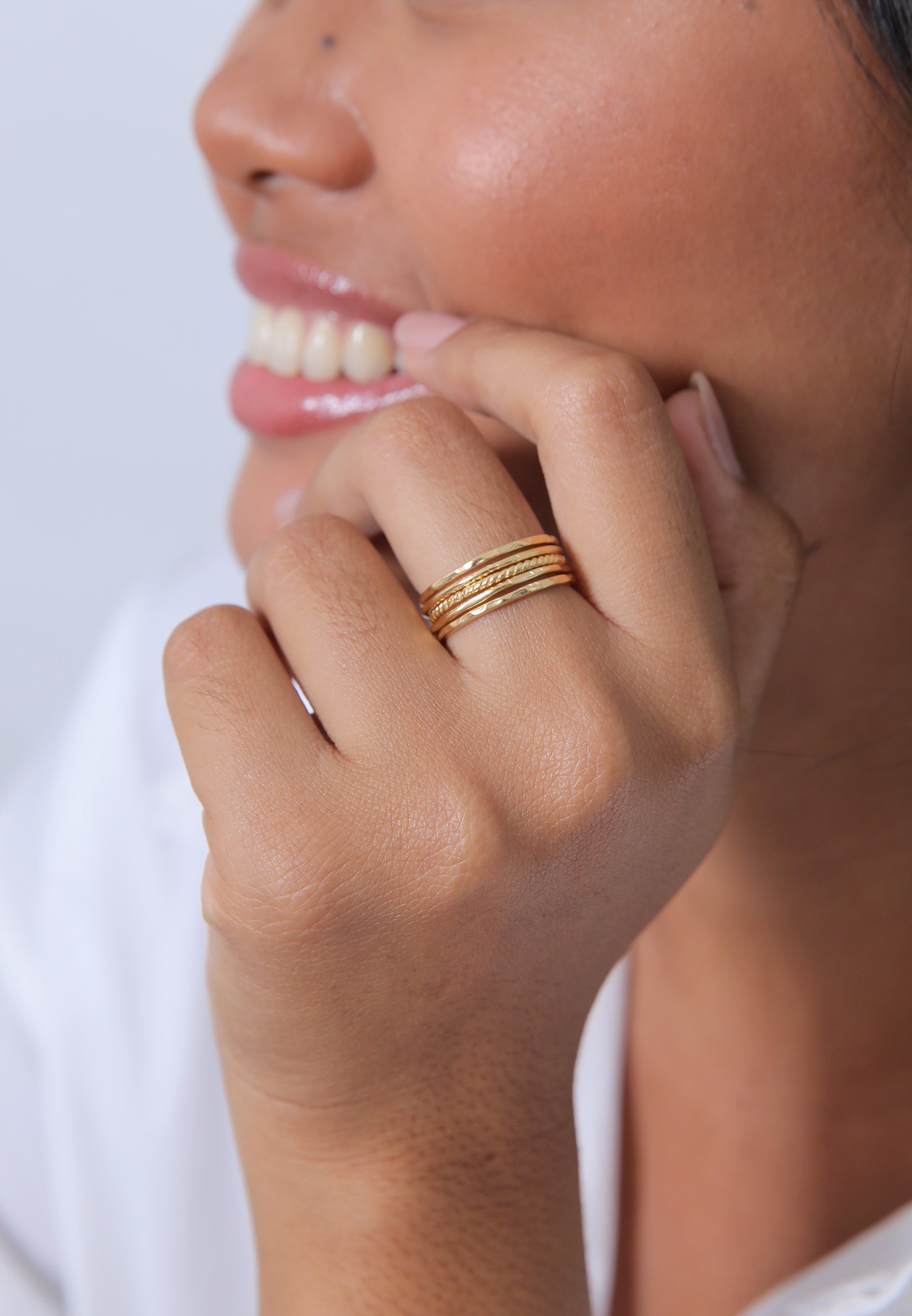 Bracelet Elli pour femme, style minimaliste, look tendance blogueuse, en argent sterling 925