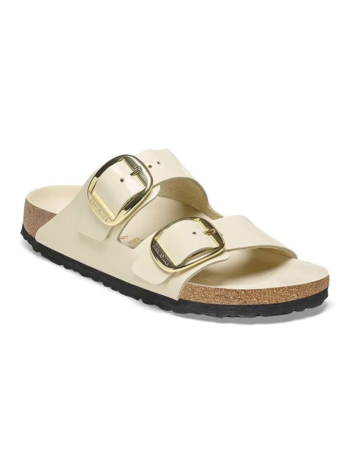 Birkenstock Leder-Pantoletten 