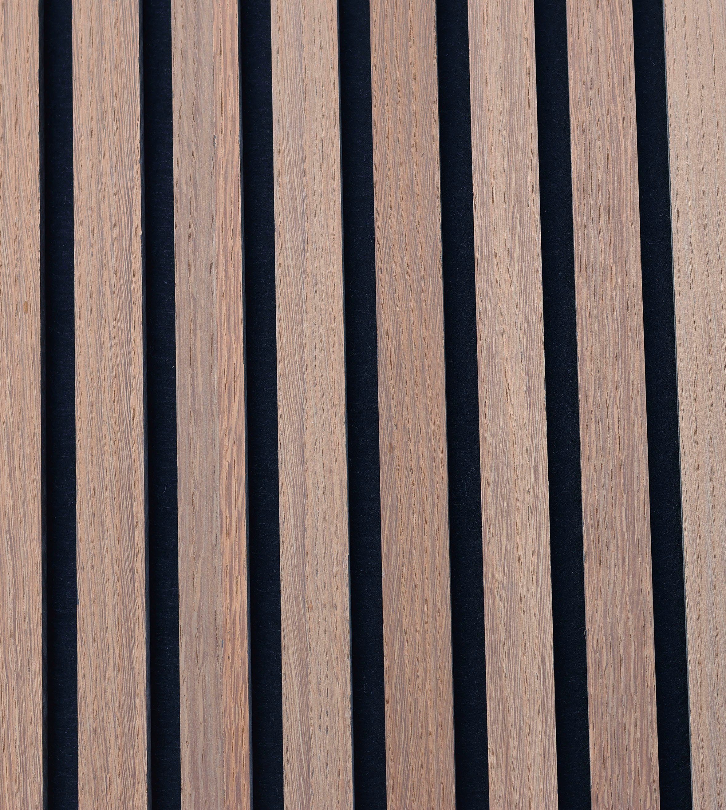 Vereg Schallschutzpaneel Echt Holzfurnier in 3D Optik, BxL: 40x120 cm, (1-tlg) echt Holzfurnier, stilvolle Wanddekoration