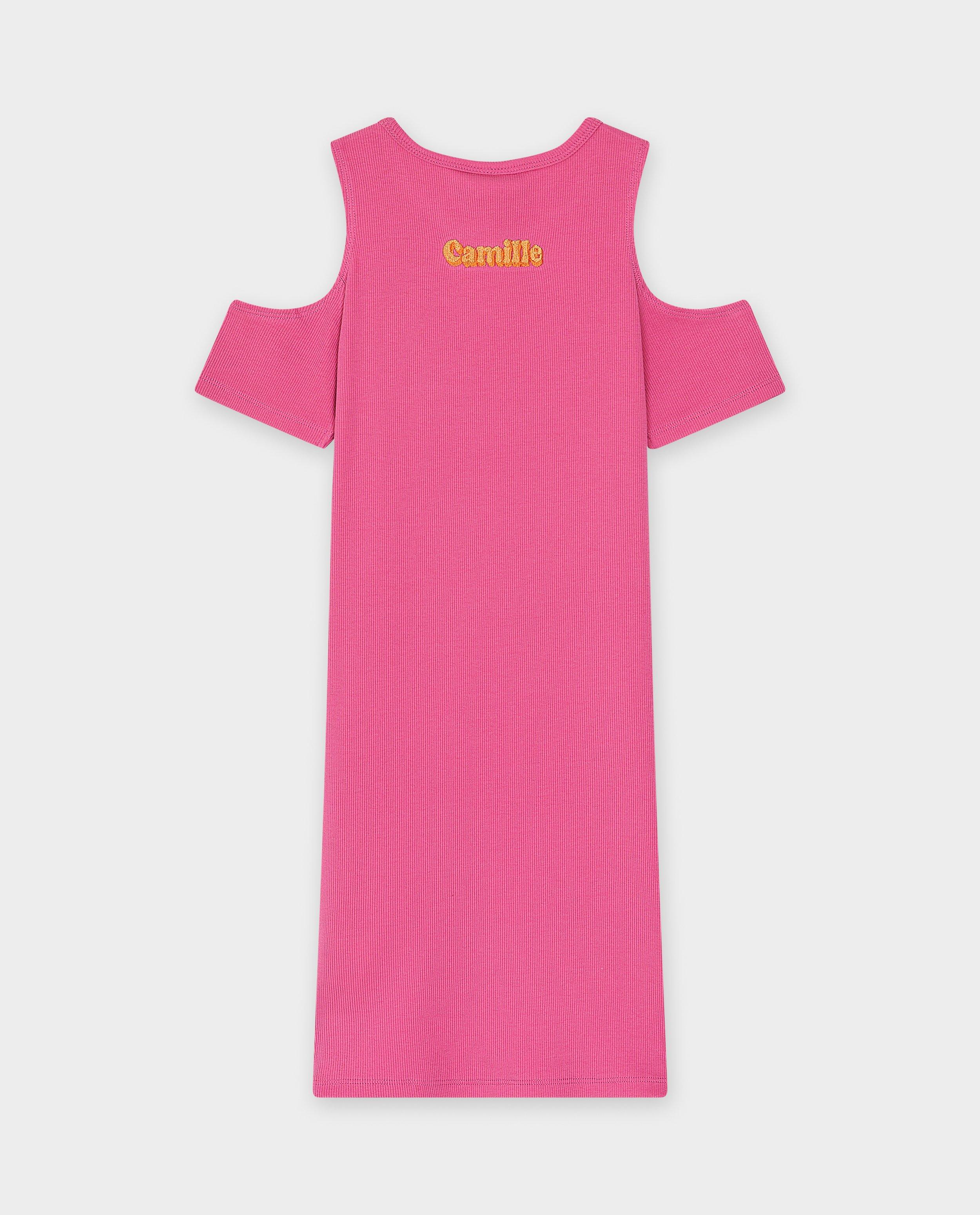 Rochie CAMILLE cu decupaje, 6-14 ani roz