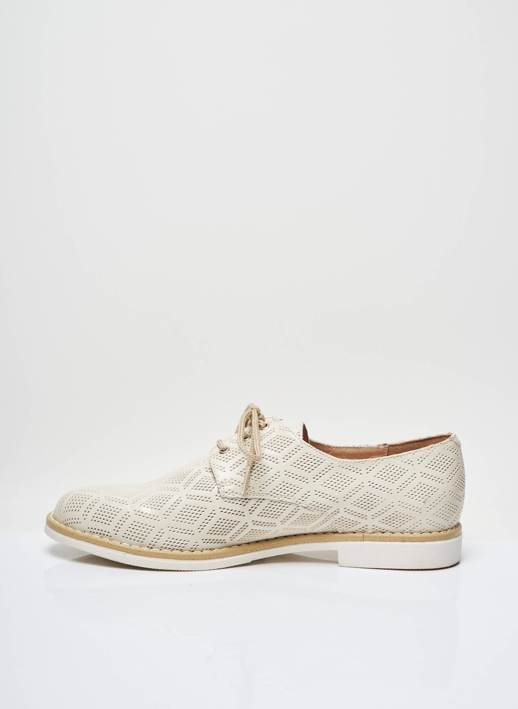 Mikaela Derby Femme couleur beige