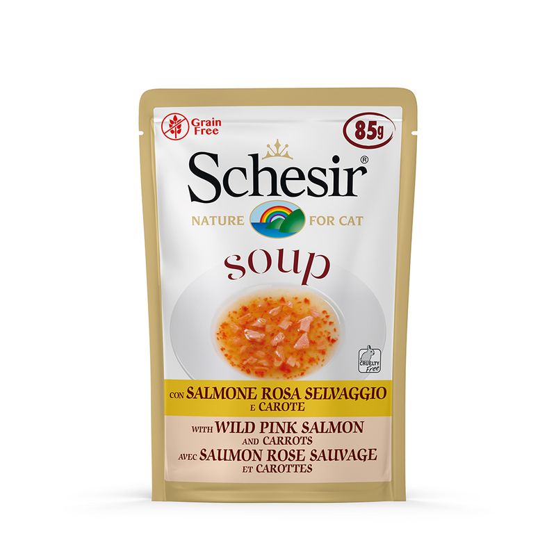 Sparpaket Schesir Cat Soup 24 x 85 g zu TOP-Preisen % | bitiba