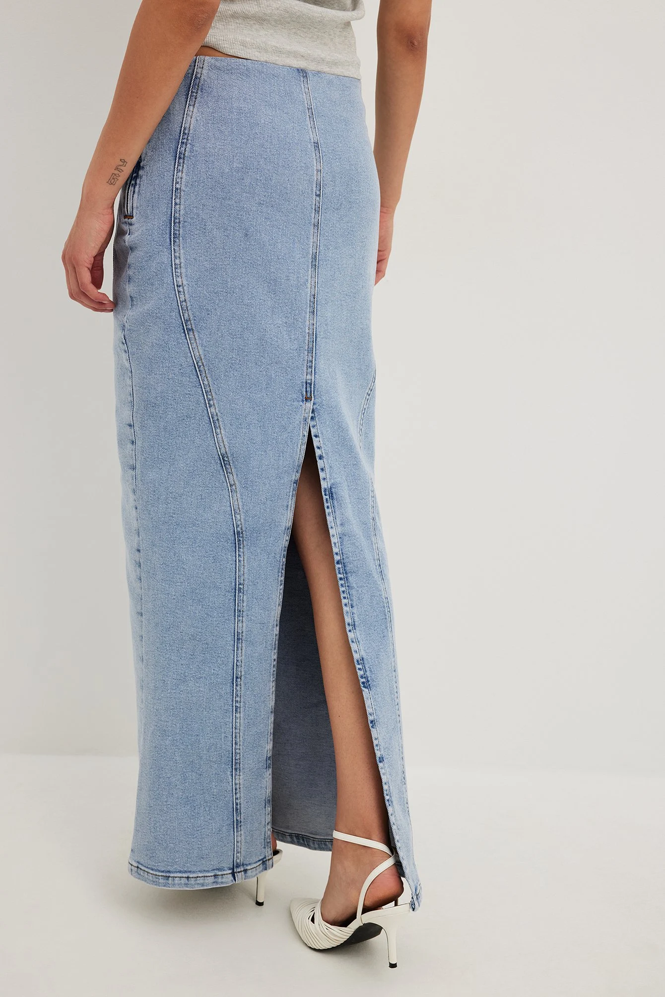Denim Maxirock