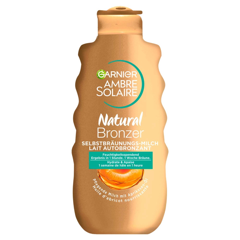 garnier Ambre Solaire Natural Bronzer Lait Autobronzant Lait autobronzant hydratant & apaisant,pour un teint naturel halé et lumineux