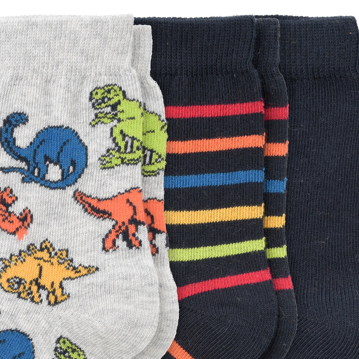 3 Paar Baby Socken in bunten Dessins